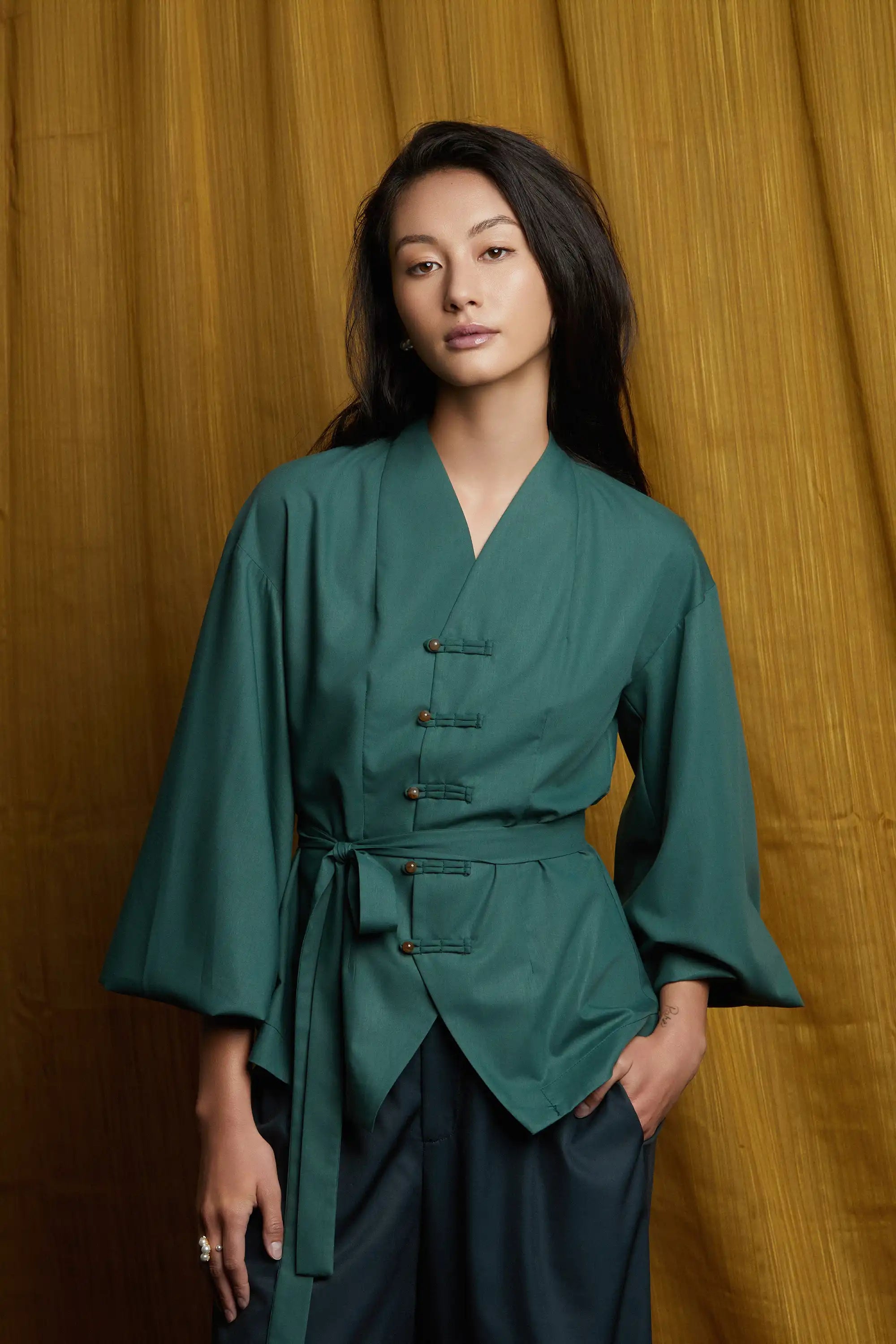 Lantern Pankou Top (Green)