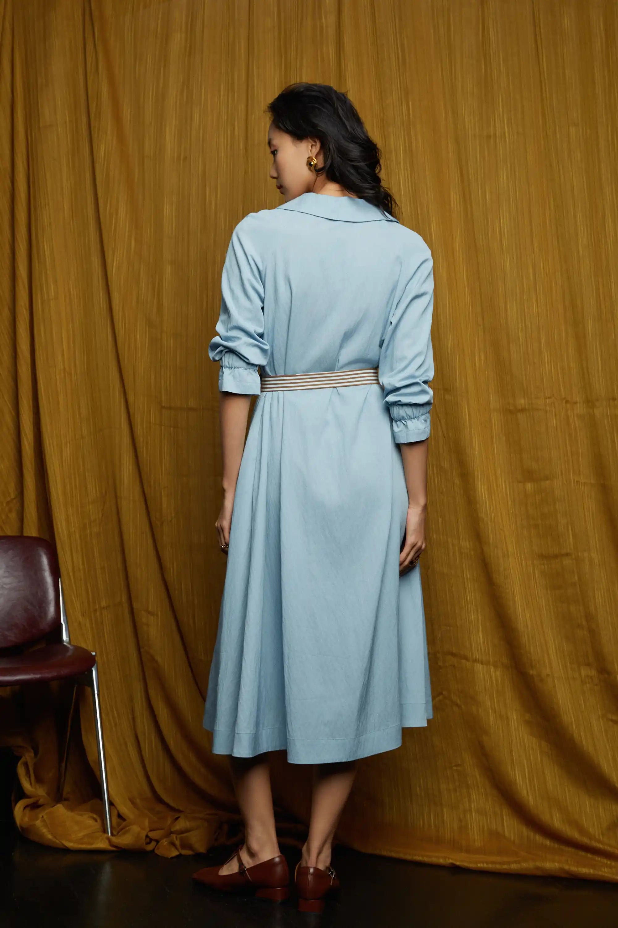 Raglan Shirt Dress (Iris)