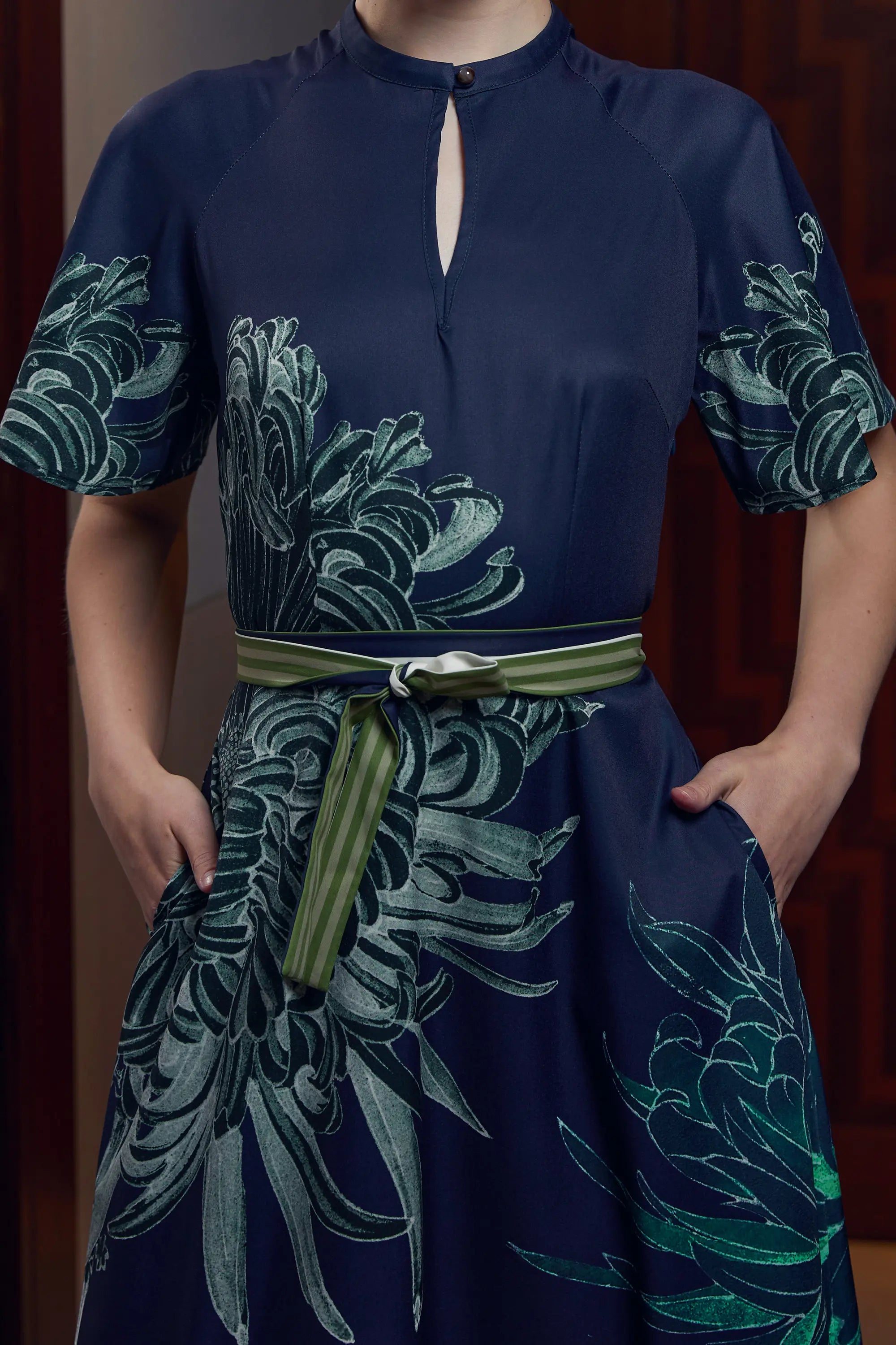 Flutter Keyhole Maxi Dress – Chrysanthemum | Reckless Ericka