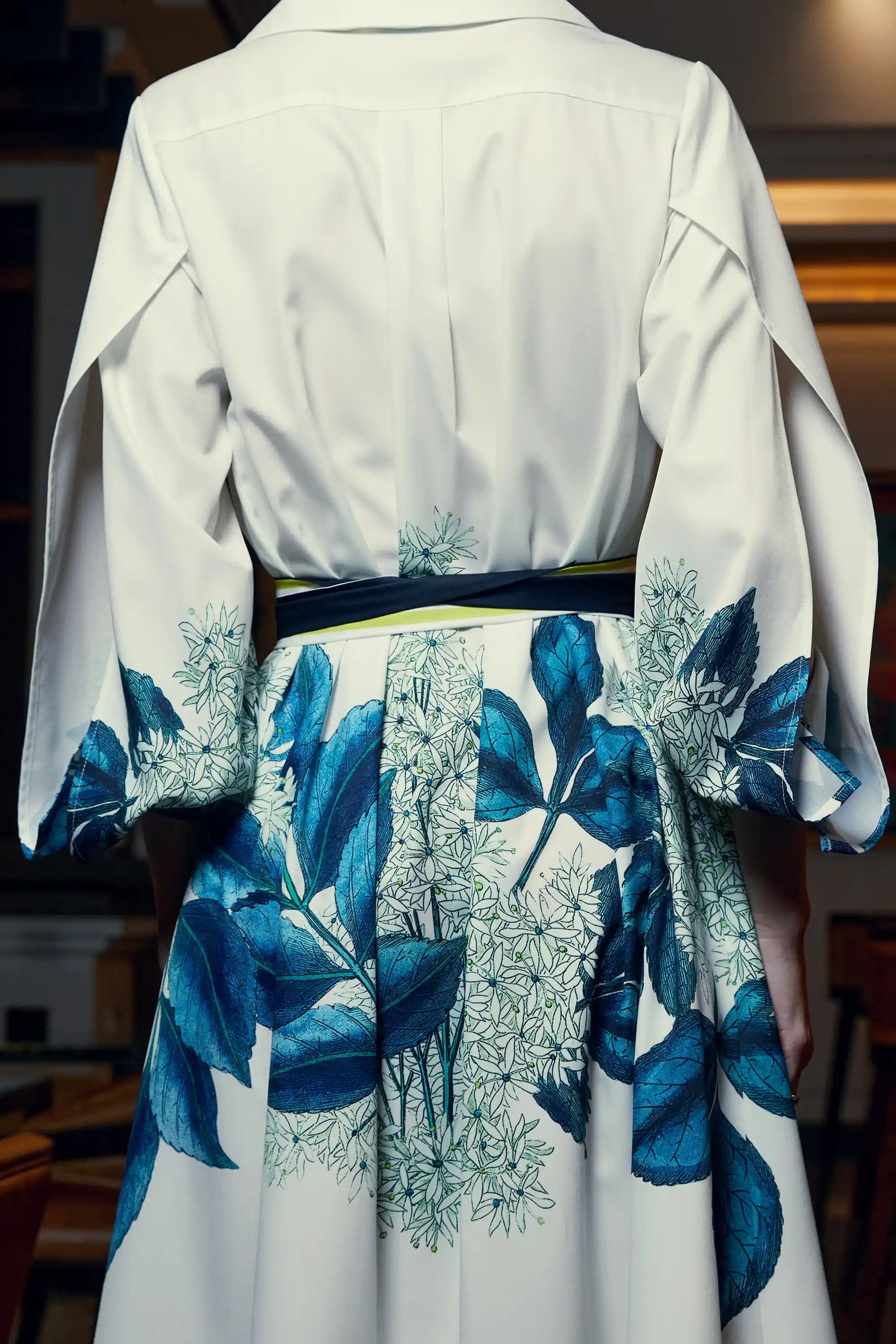 Folded Sleeve Shirt Dress (Manna Ash)