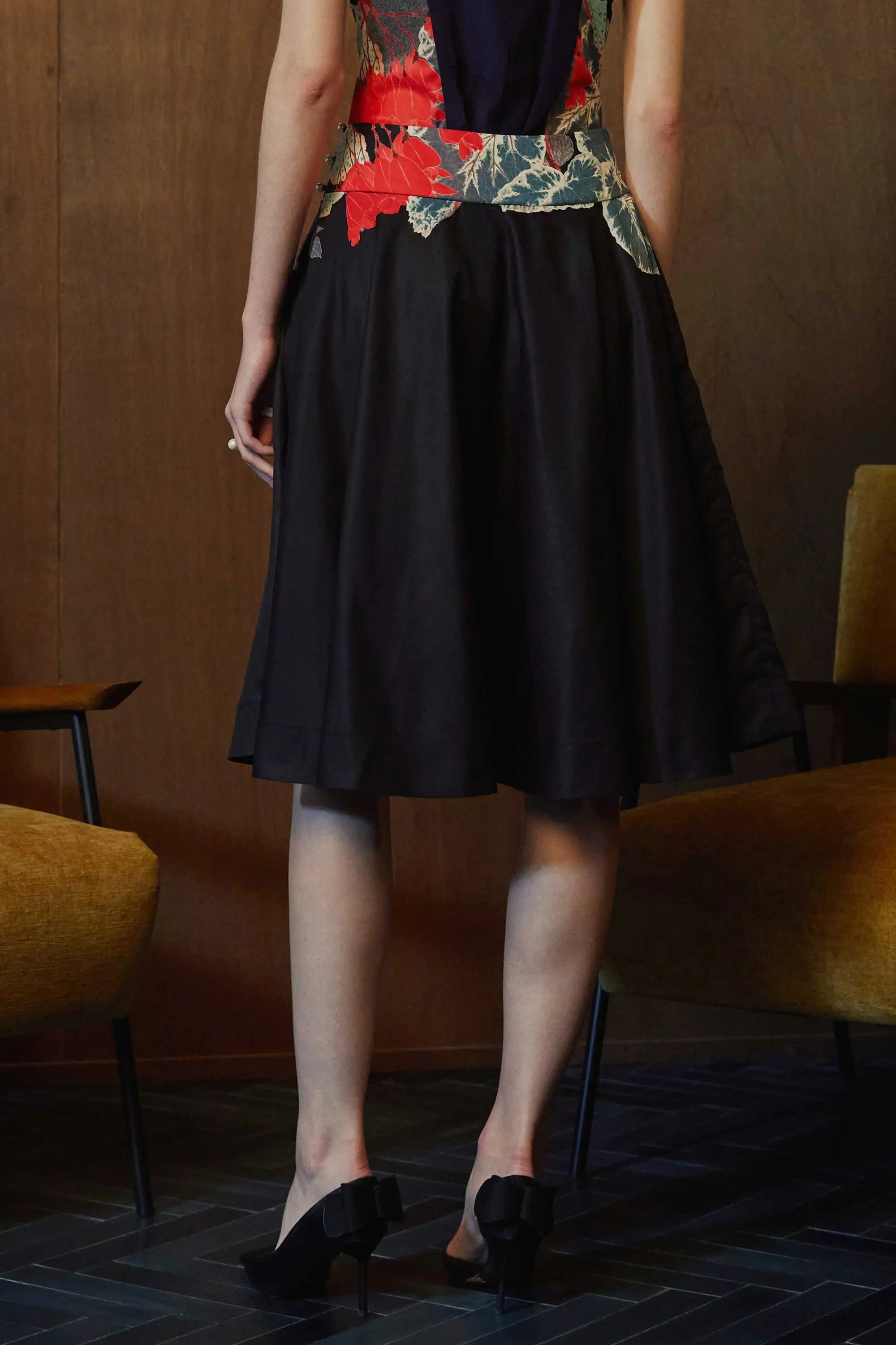Full Circle Knee Skirt (Cracklin Rosie Begonia)