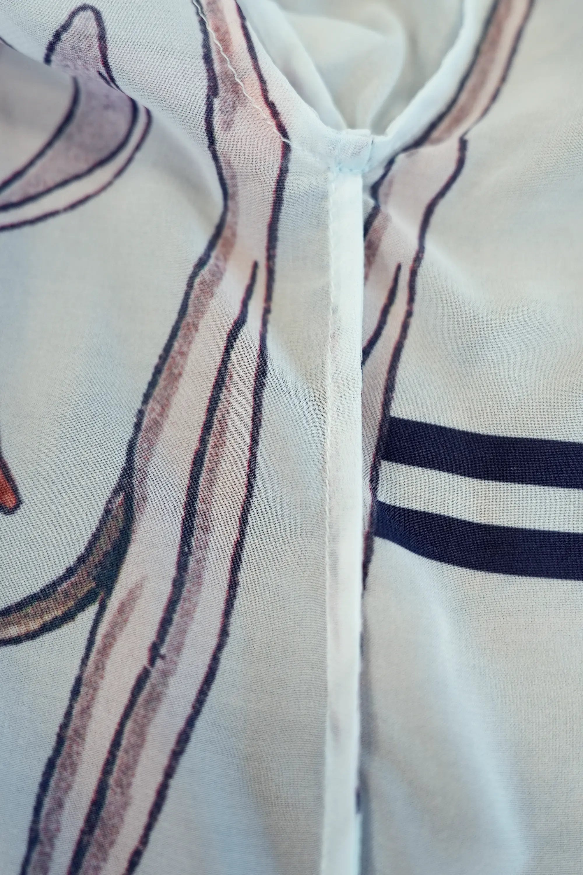 Cropped Cuban Shirt (Snowdrop)