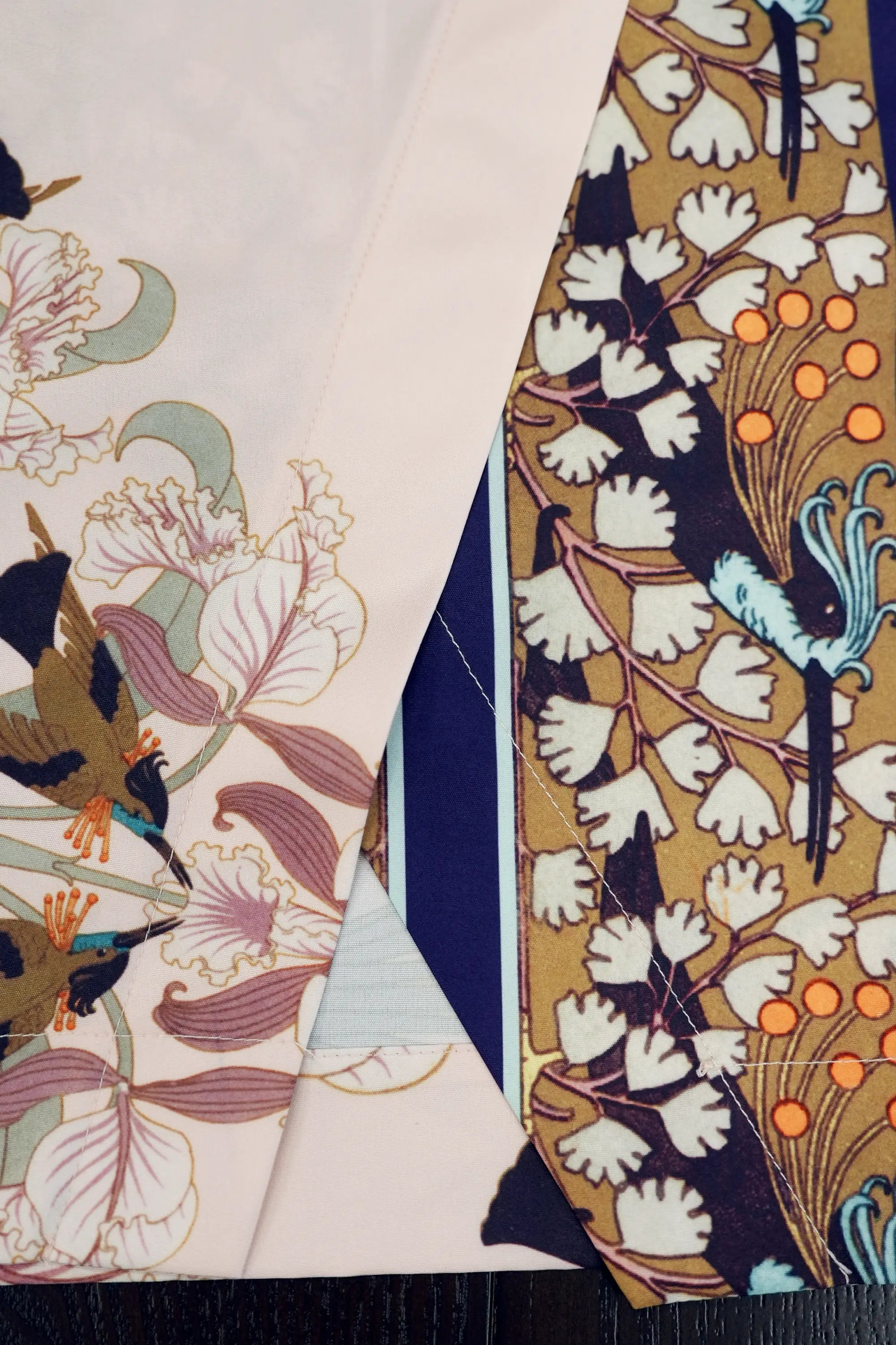 Faux Wrap Pencil Dress (Hummingbird)