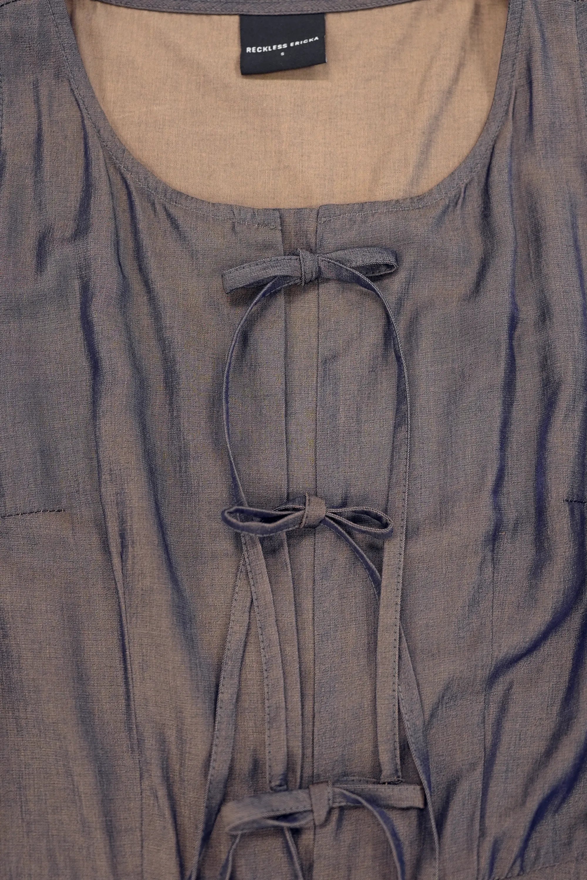 Peplum Racer Dress (Cicada)