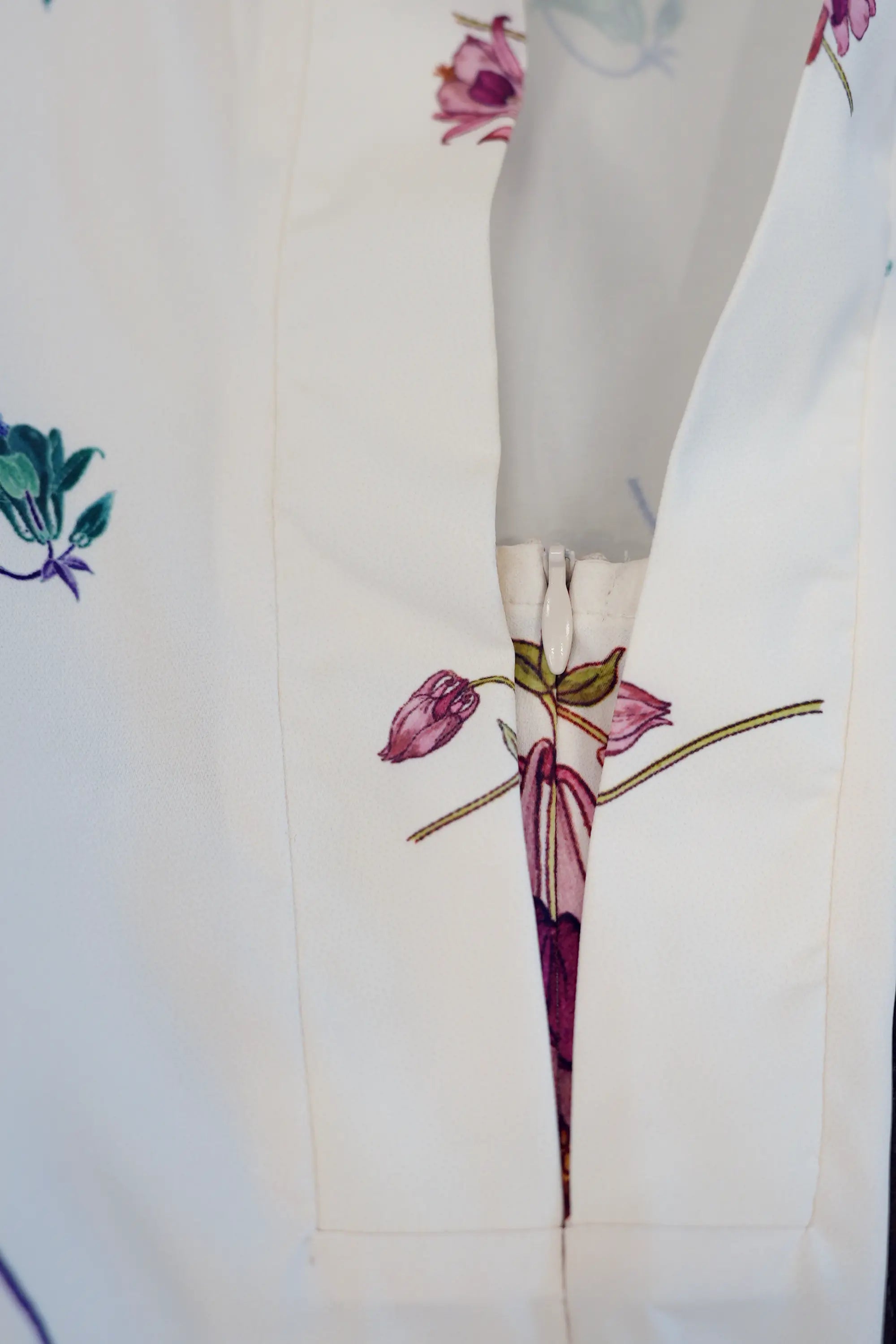 Square Sleeves Obi Dress (Aquilegia)