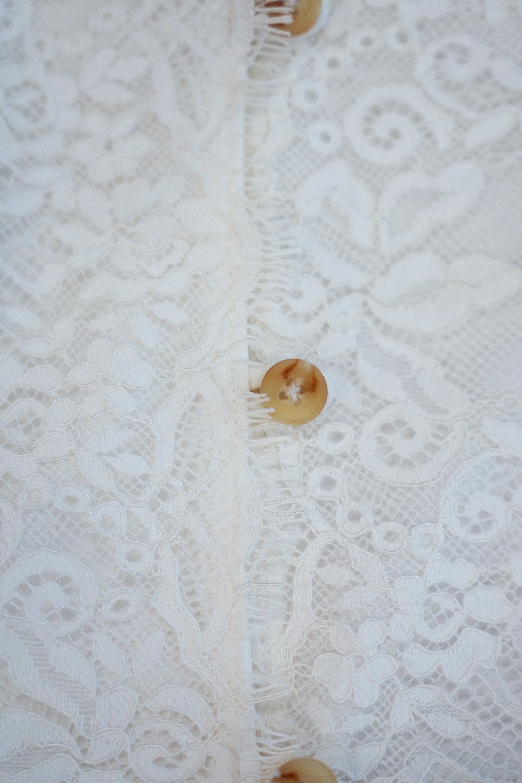 Kebaya Top (White Lace)