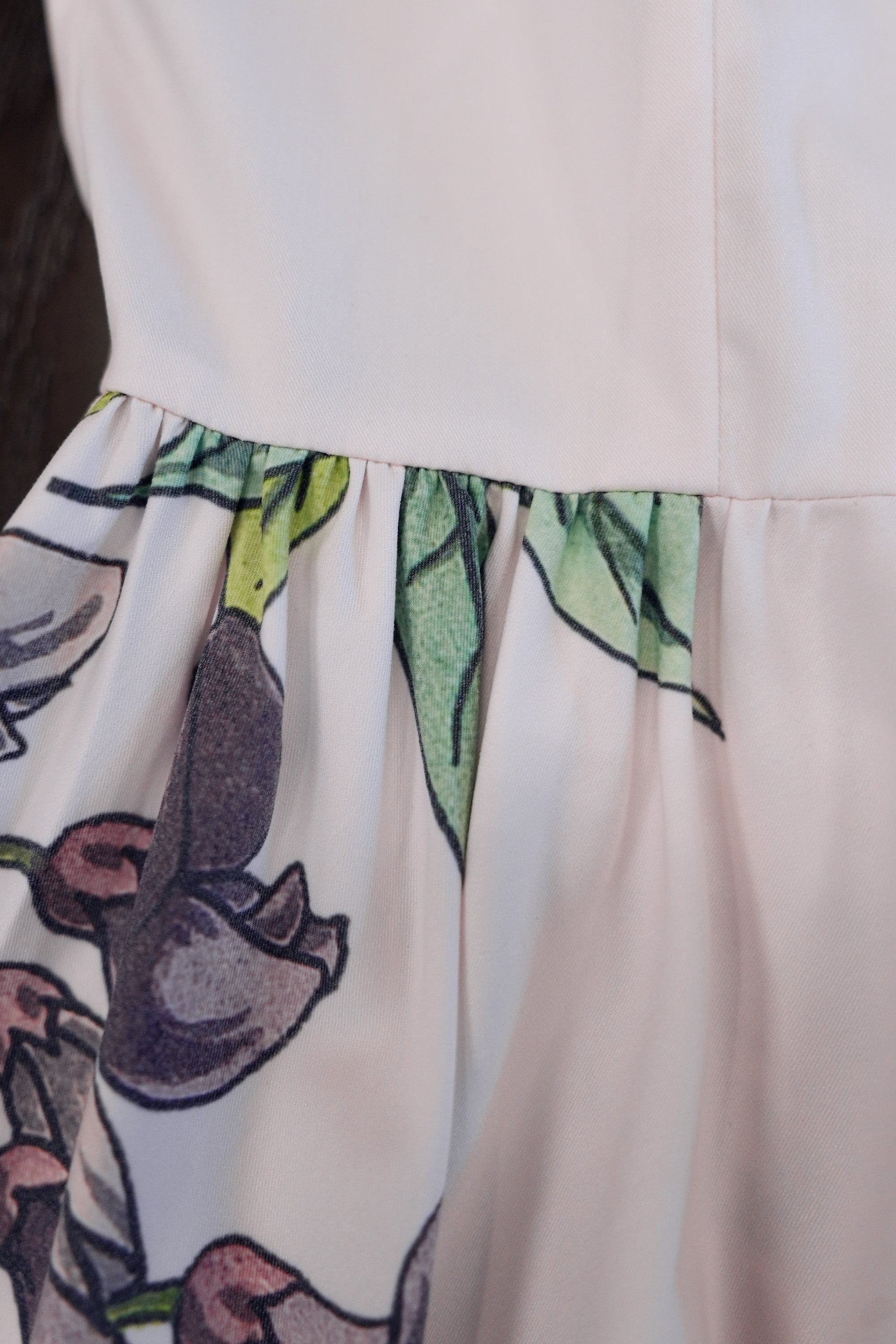 Snowdrop Sleeves Shirtwaist Dress (Wisteria)