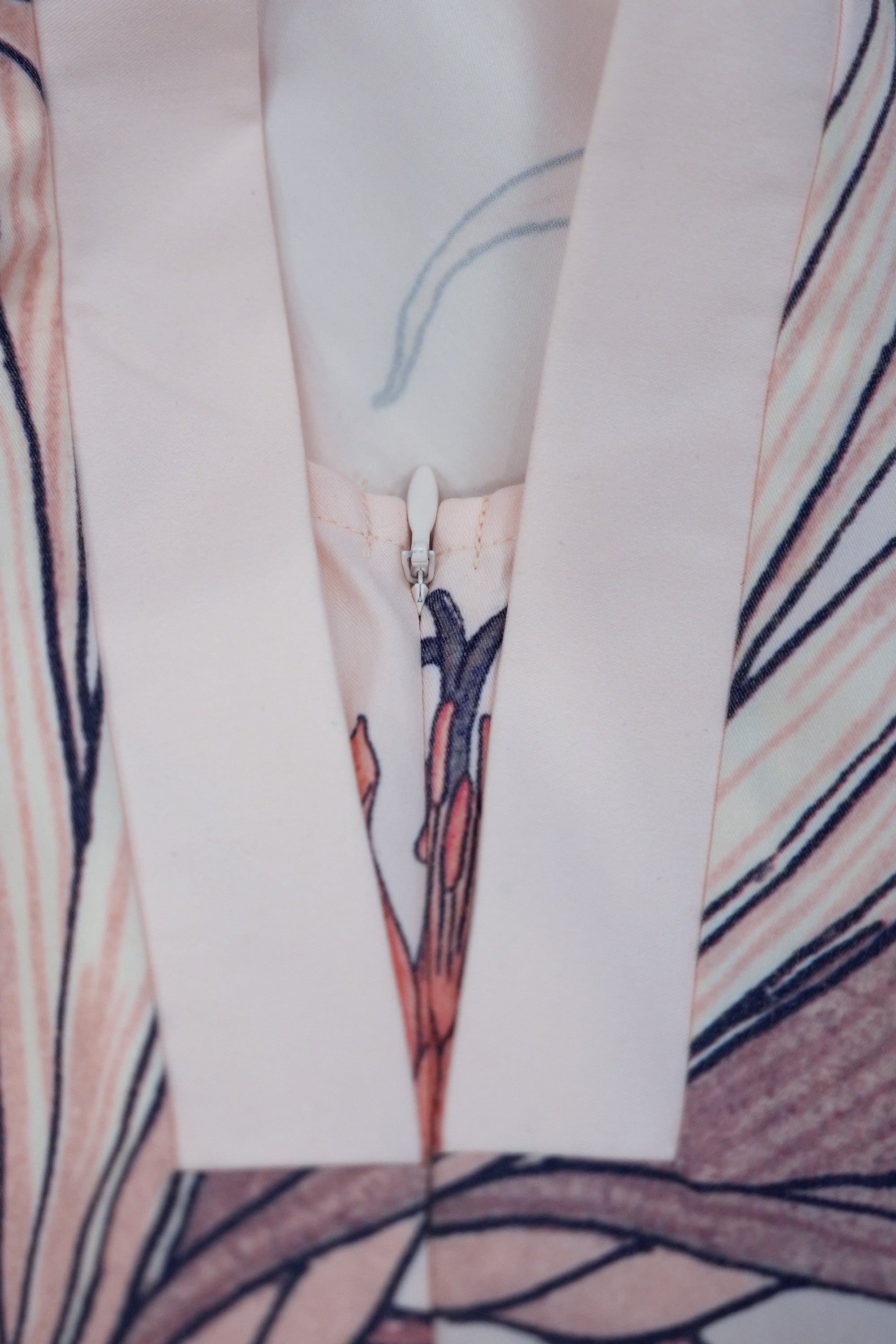 Square Sleeves Fit & Flare Qipao (Crown Imperial)