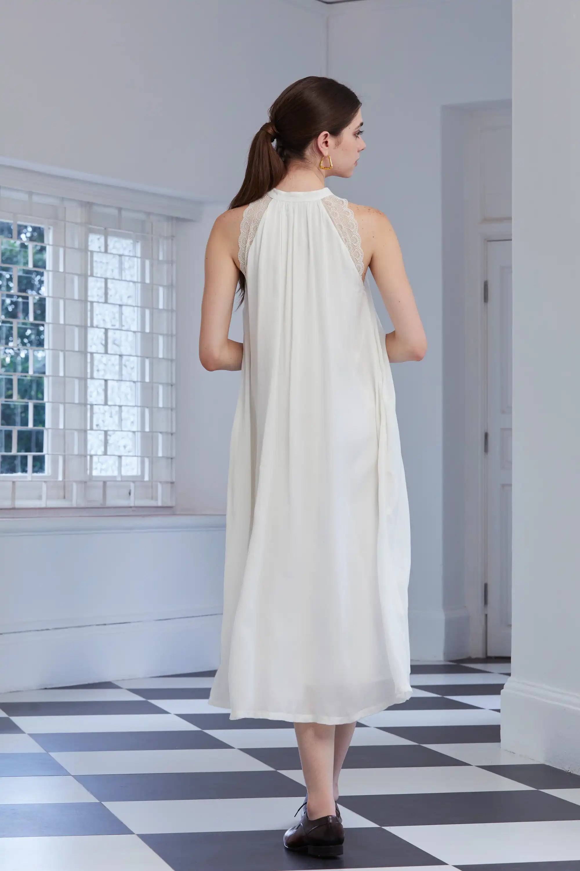 Air Dress (White Lace)