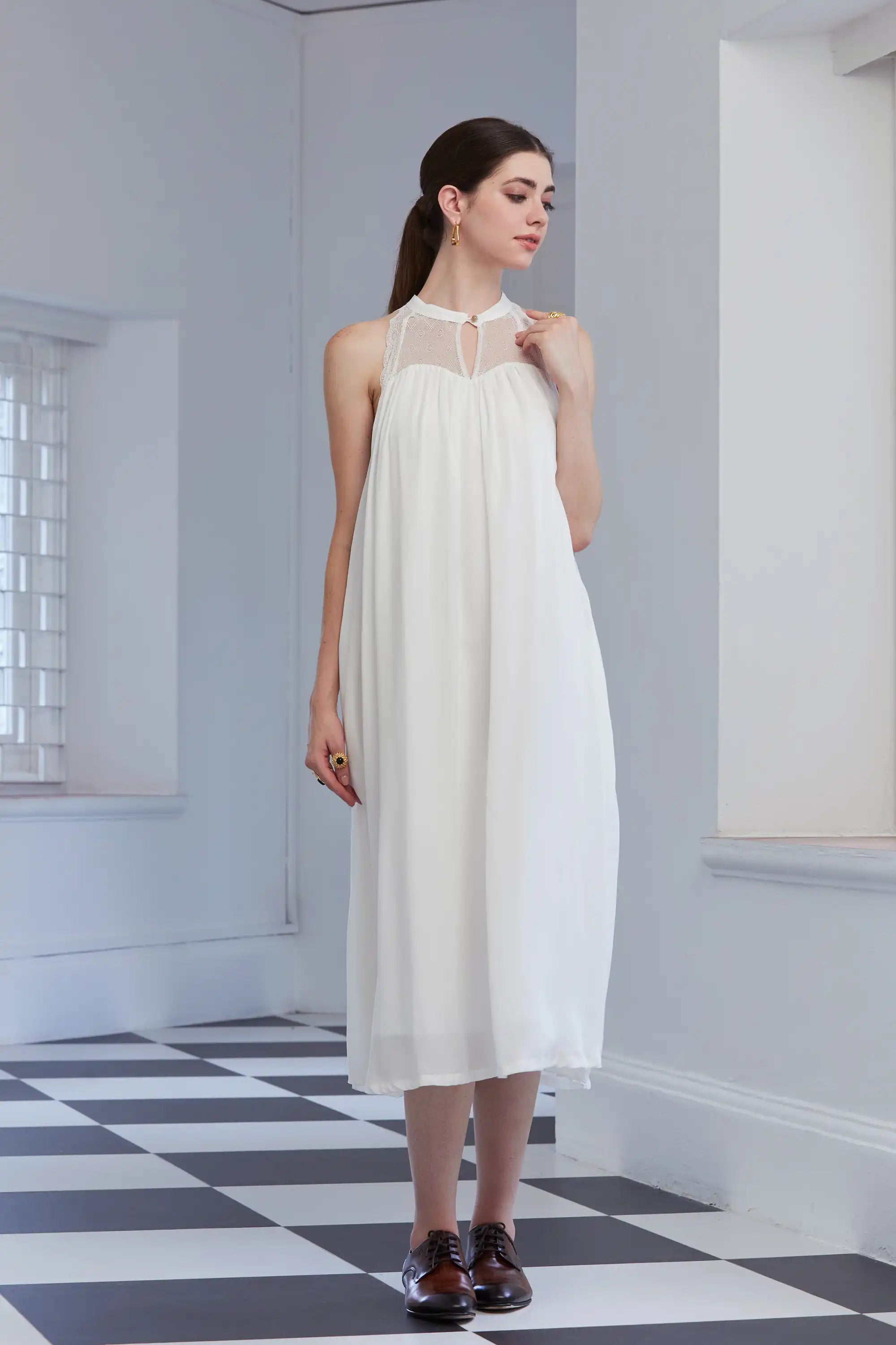 Air Dress (White Lace)