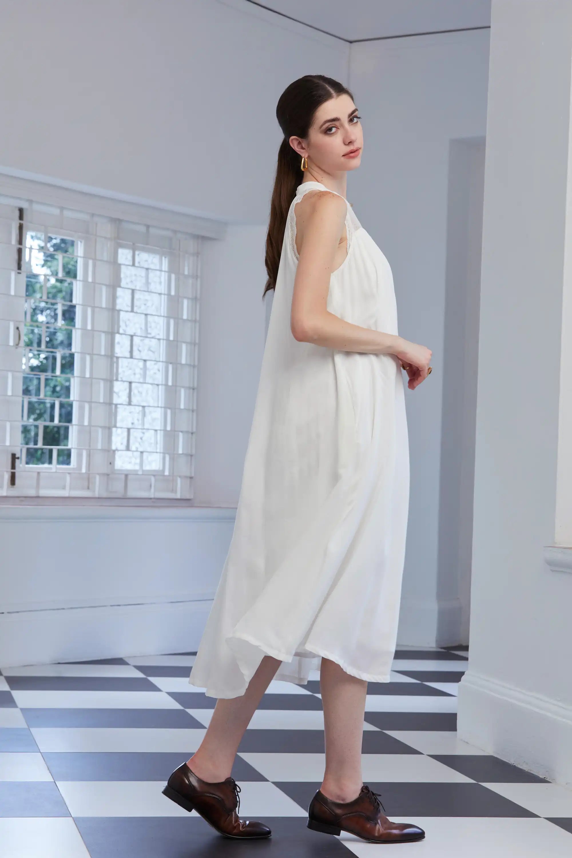 Air Dress (White Lace)