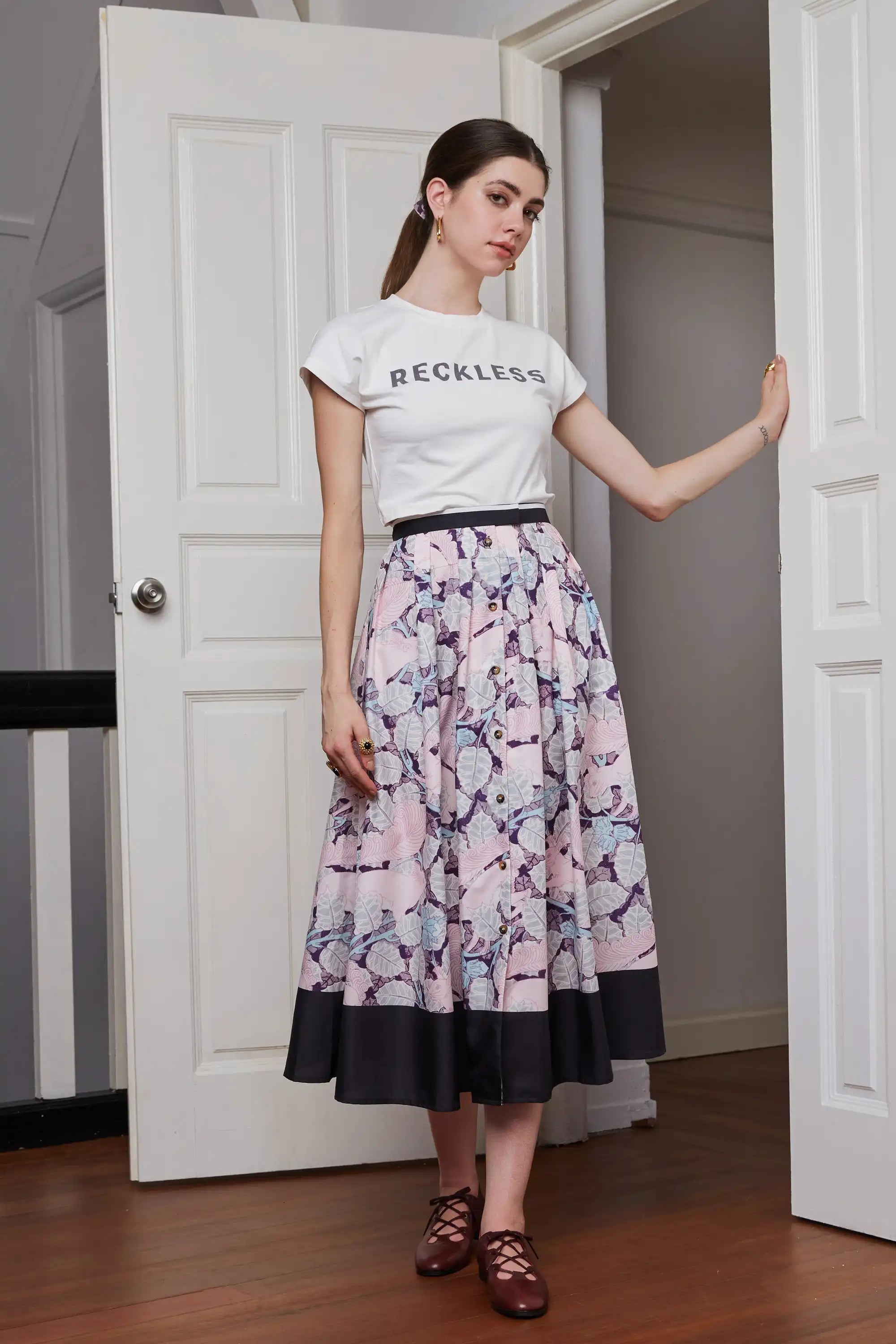 Fit and Flare Skirt (Squirrel)