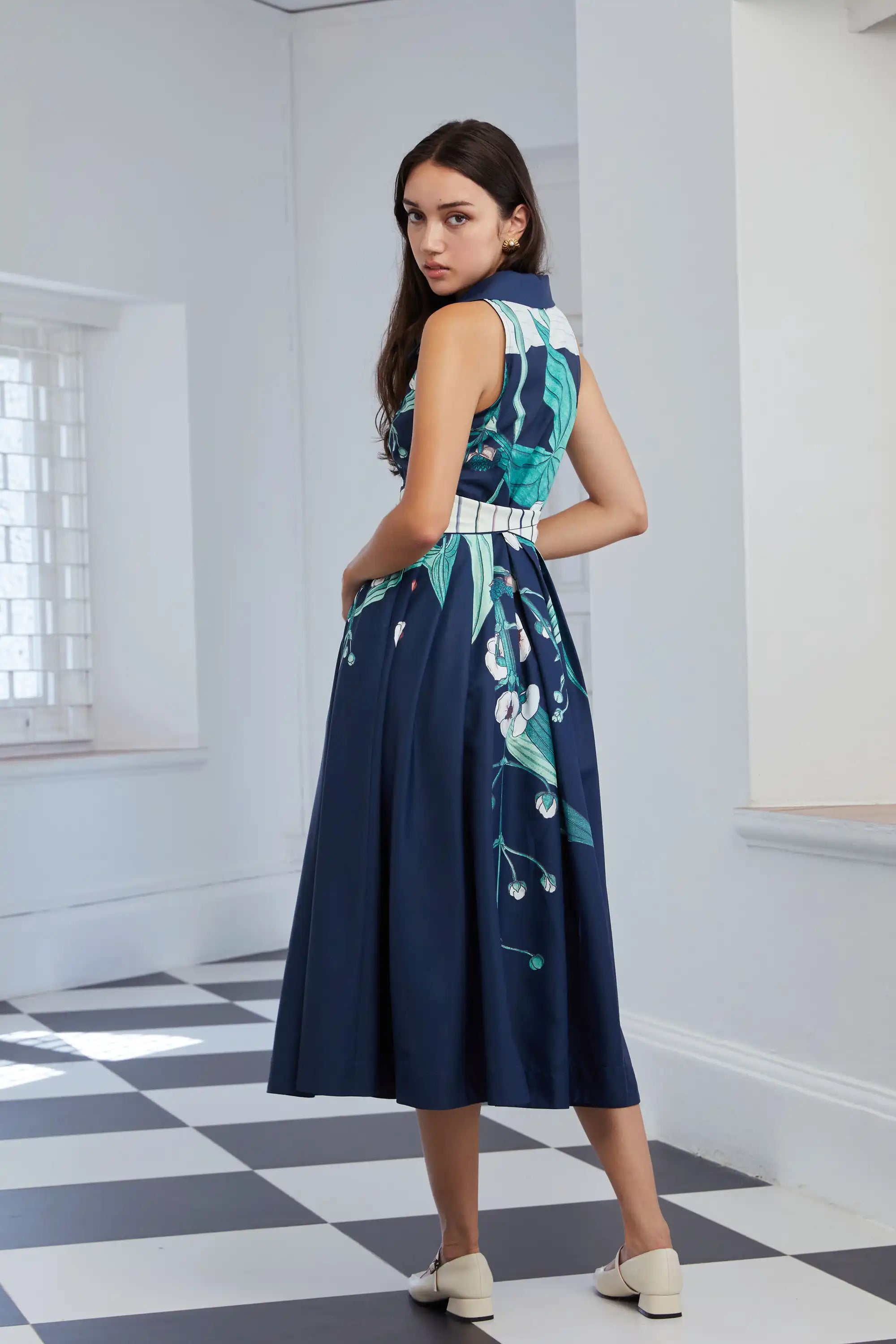 Pilgrim Racer Midi Dress (Arrowhead)