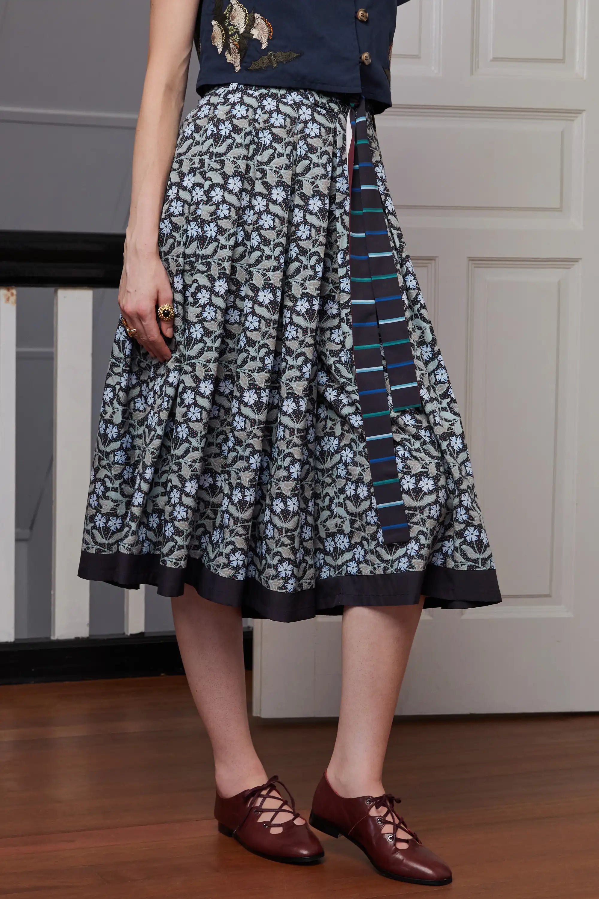 Pleated Pants (Periwinkle)