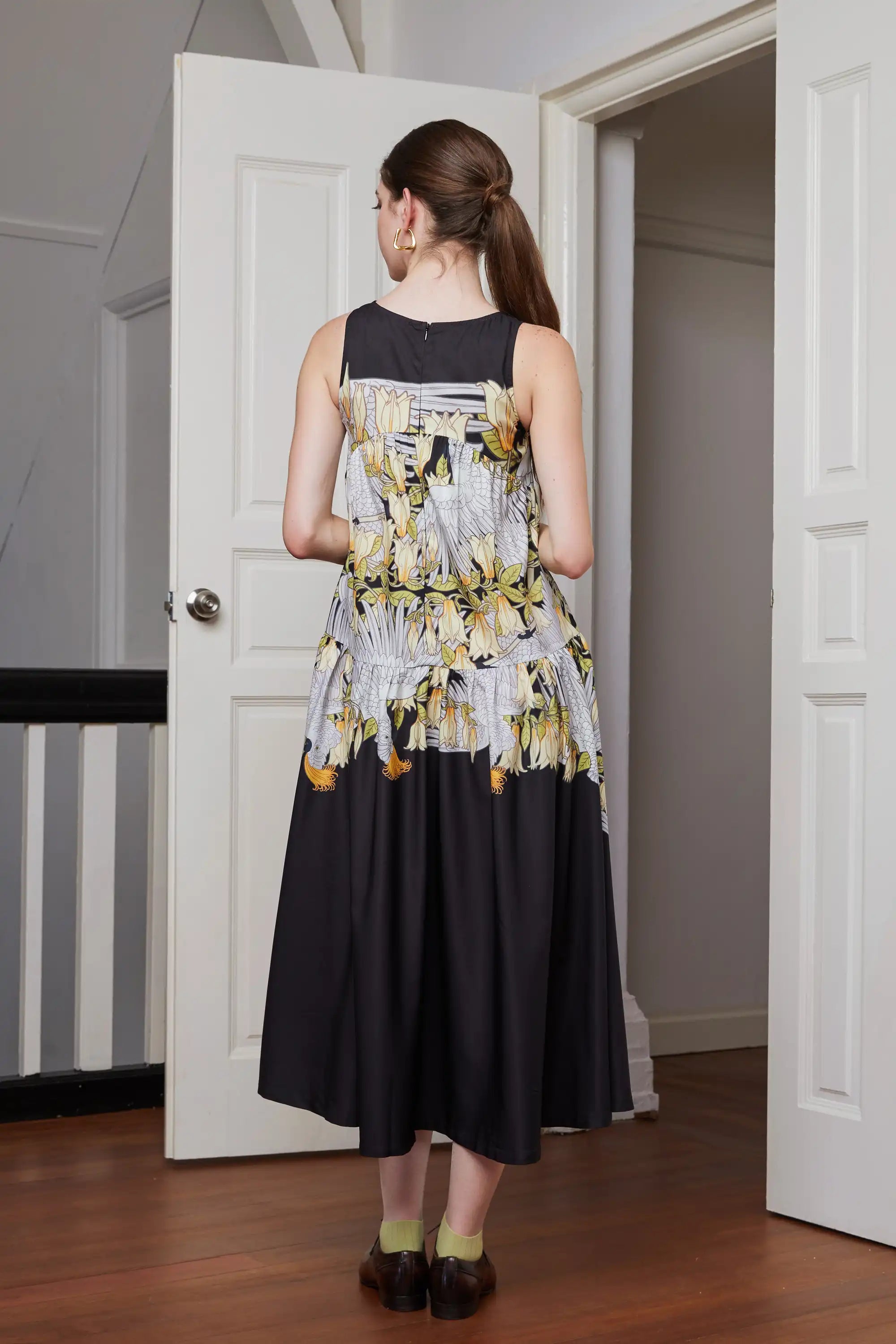 Tiered Breastplate Dress (Cockatoo)