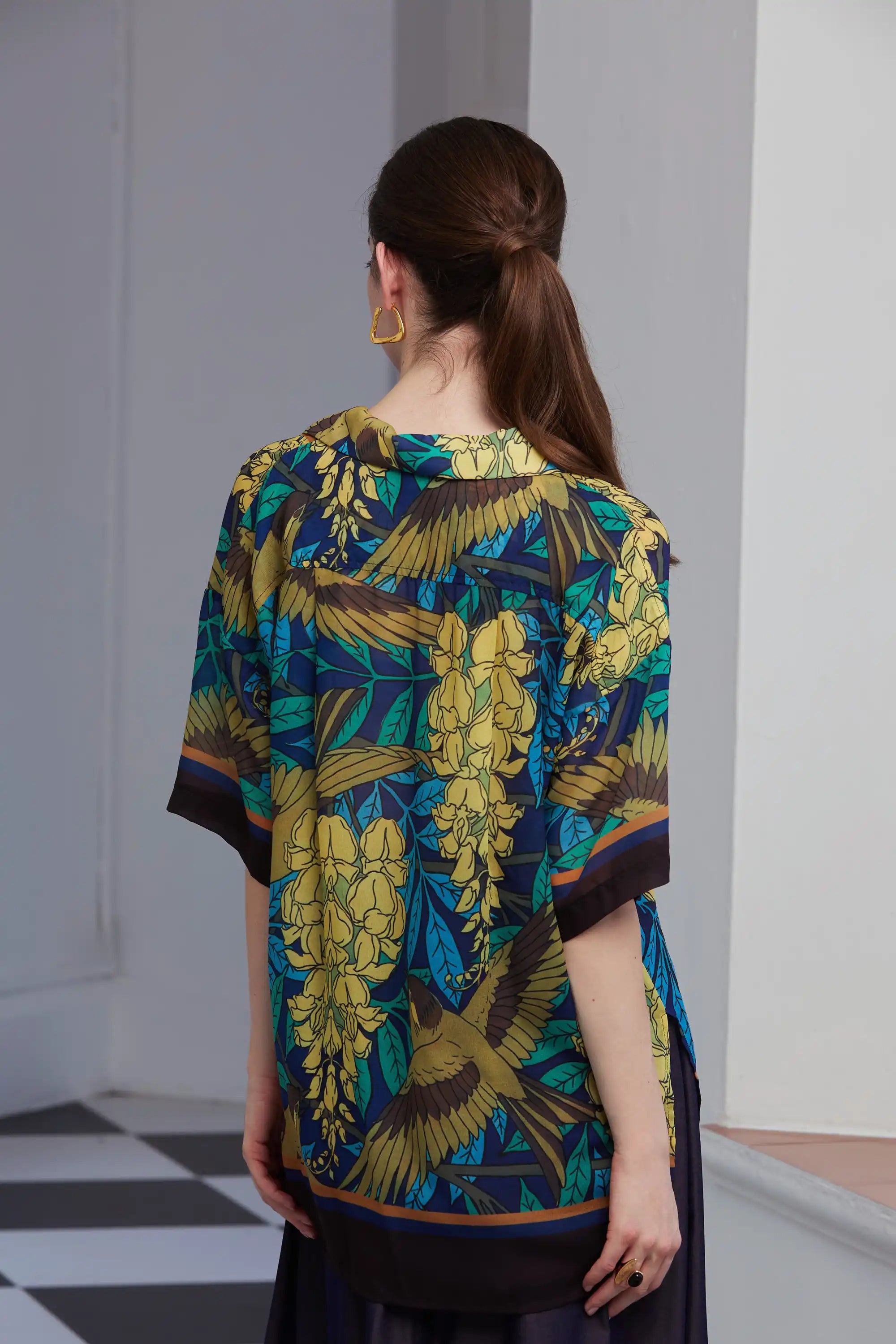 Unisex Cuban Shirt (Sparrow)