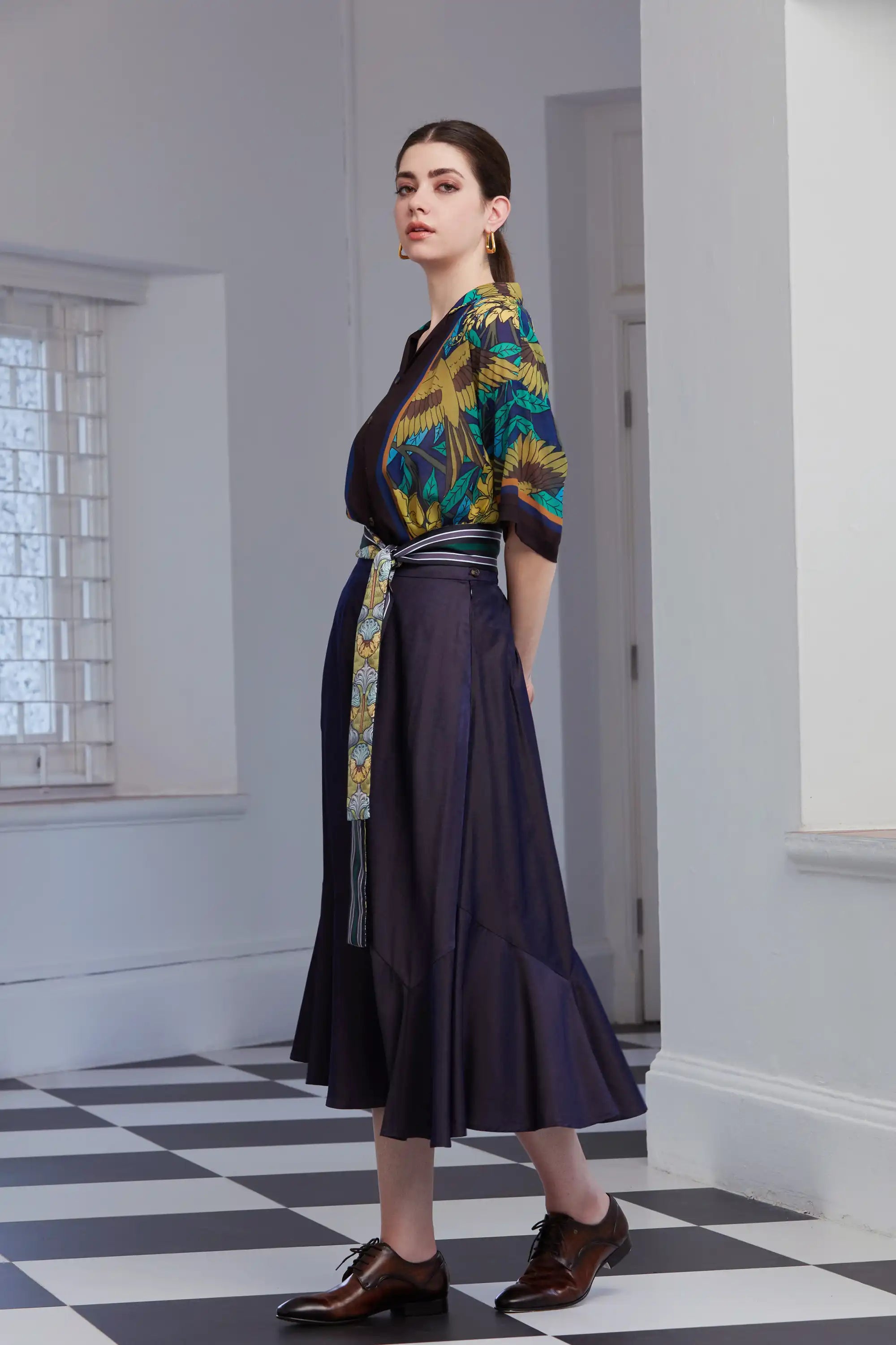 Mermaid Tea Skirt (Poppy)