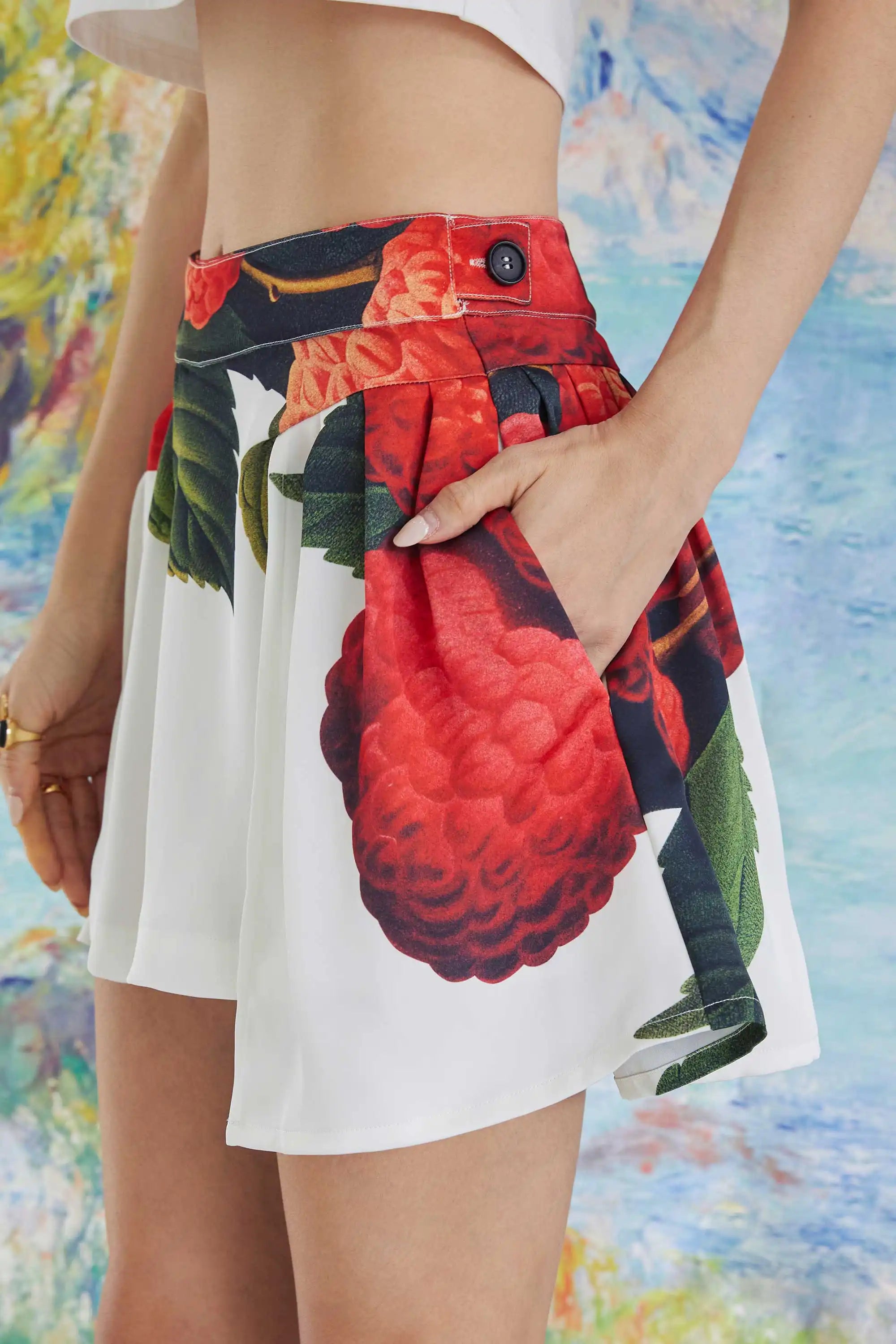 Billowing Shorts (Lychee)