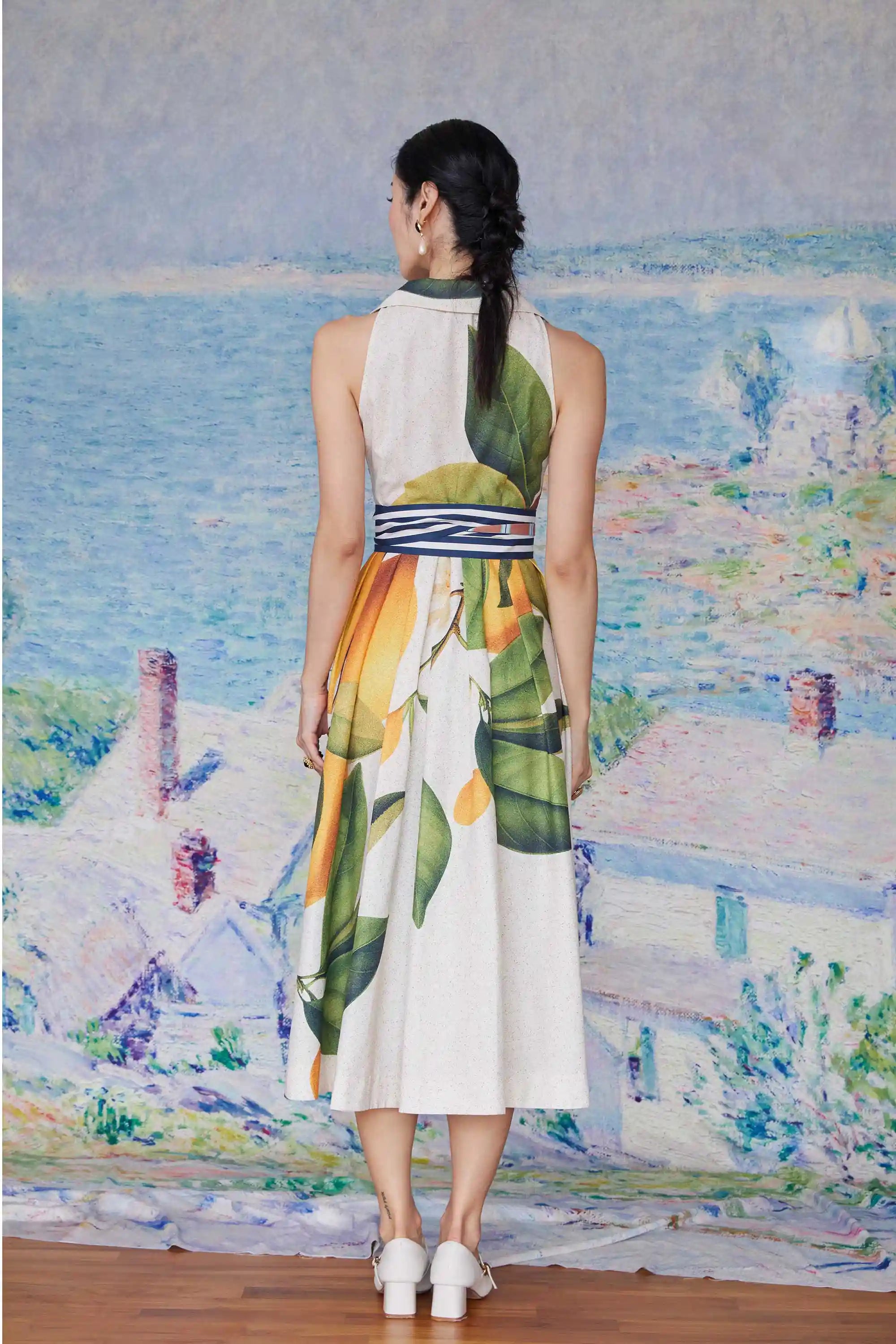 Pilgrim Racer Tea Dress (Lemon)