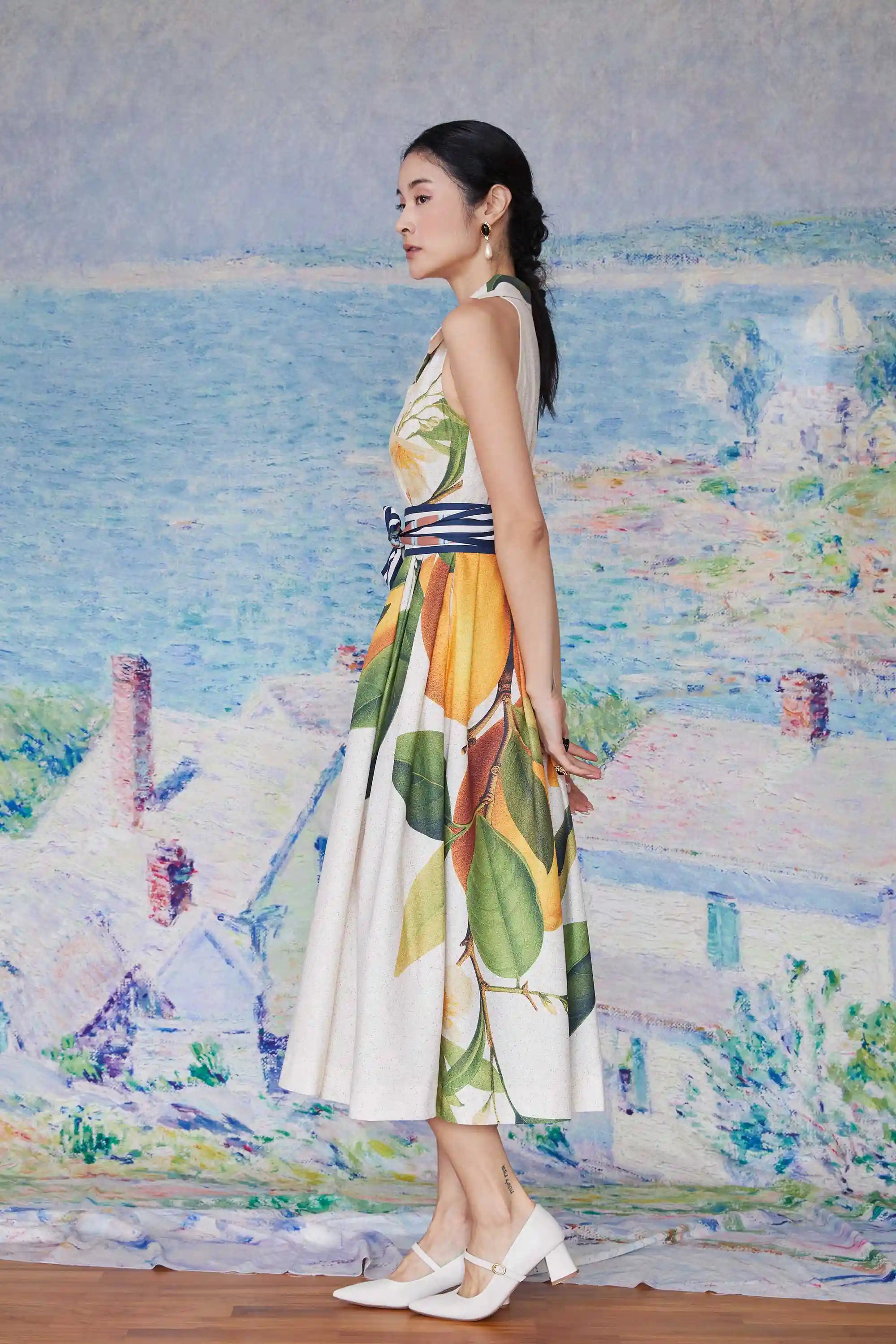 Pilgrim Racer Tea Dress (Lemon)