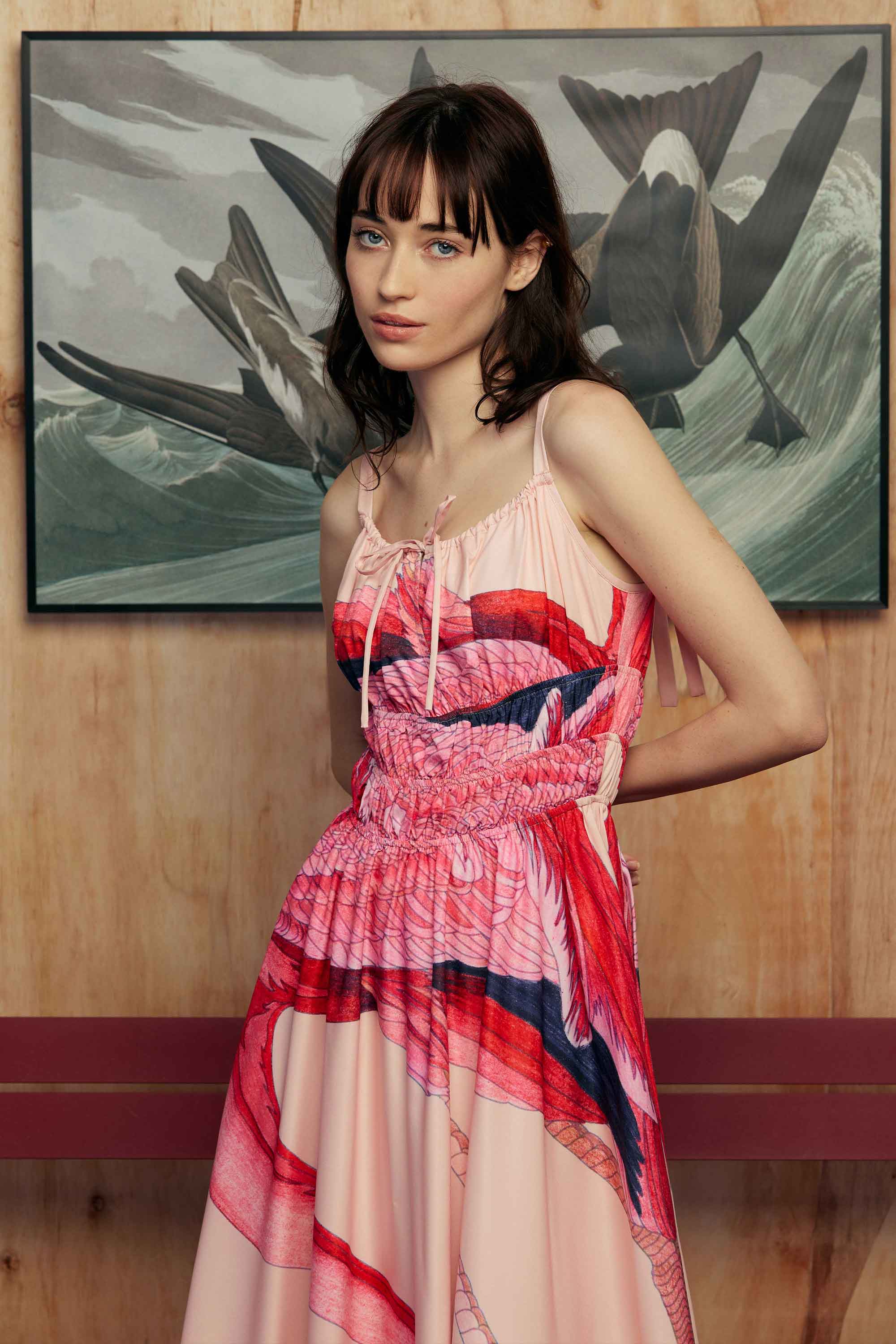 Flamingo cocktail dress store