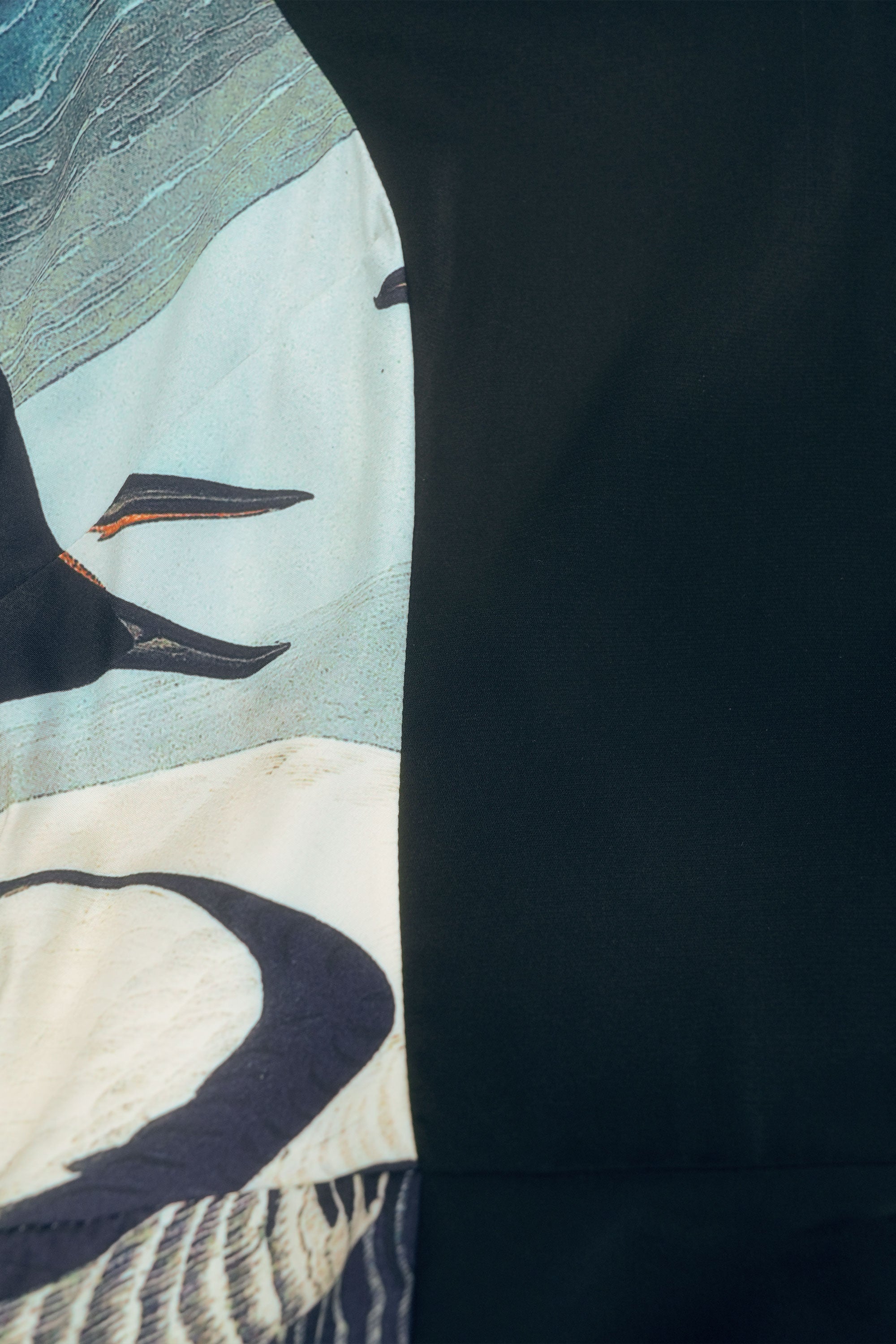 Bluebell Billowing Dress (Black Guillemot)