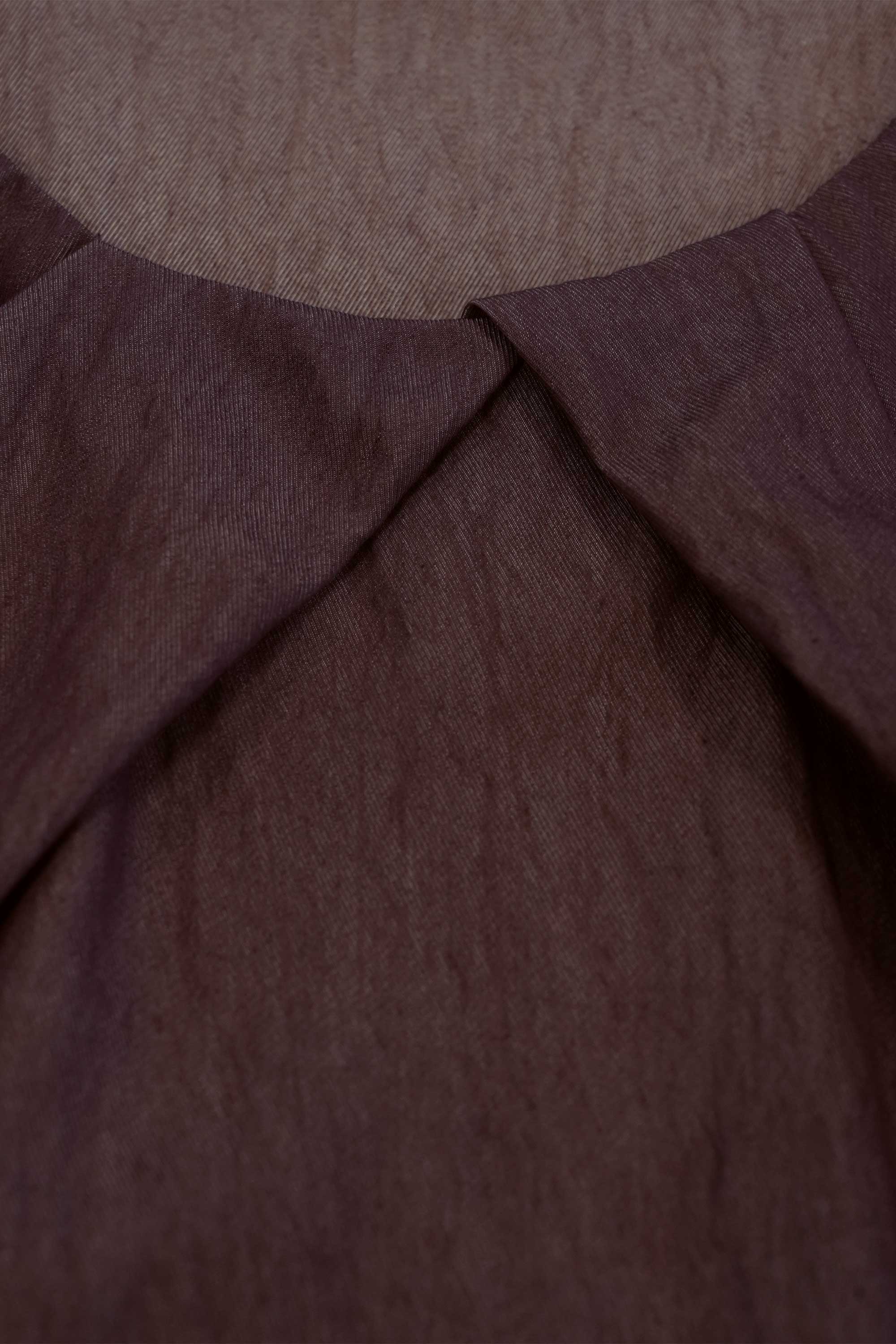 Square Sleeves Fold Dress (Bluebird)