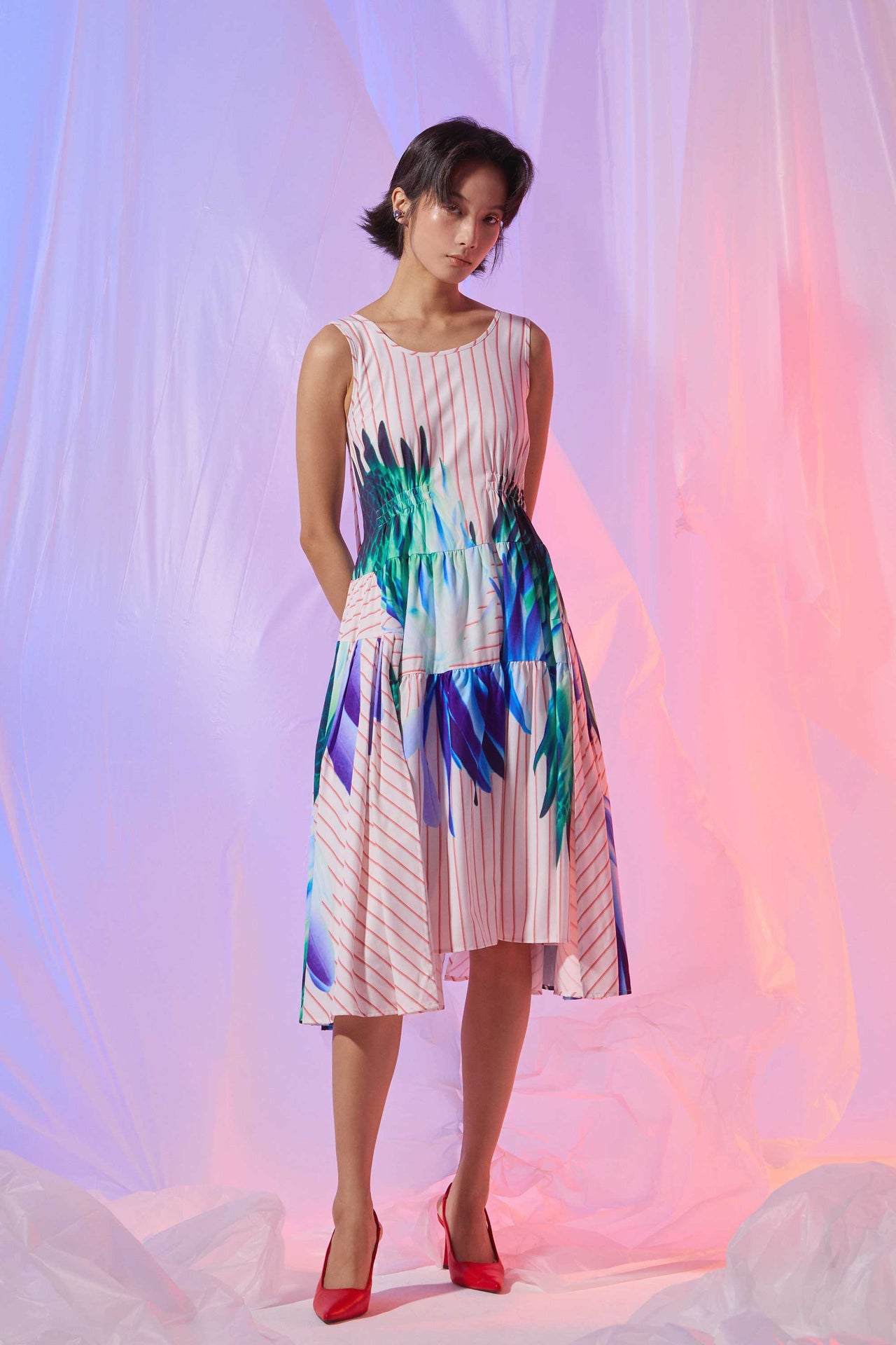 Billowing Tea Dress (Spectrum)