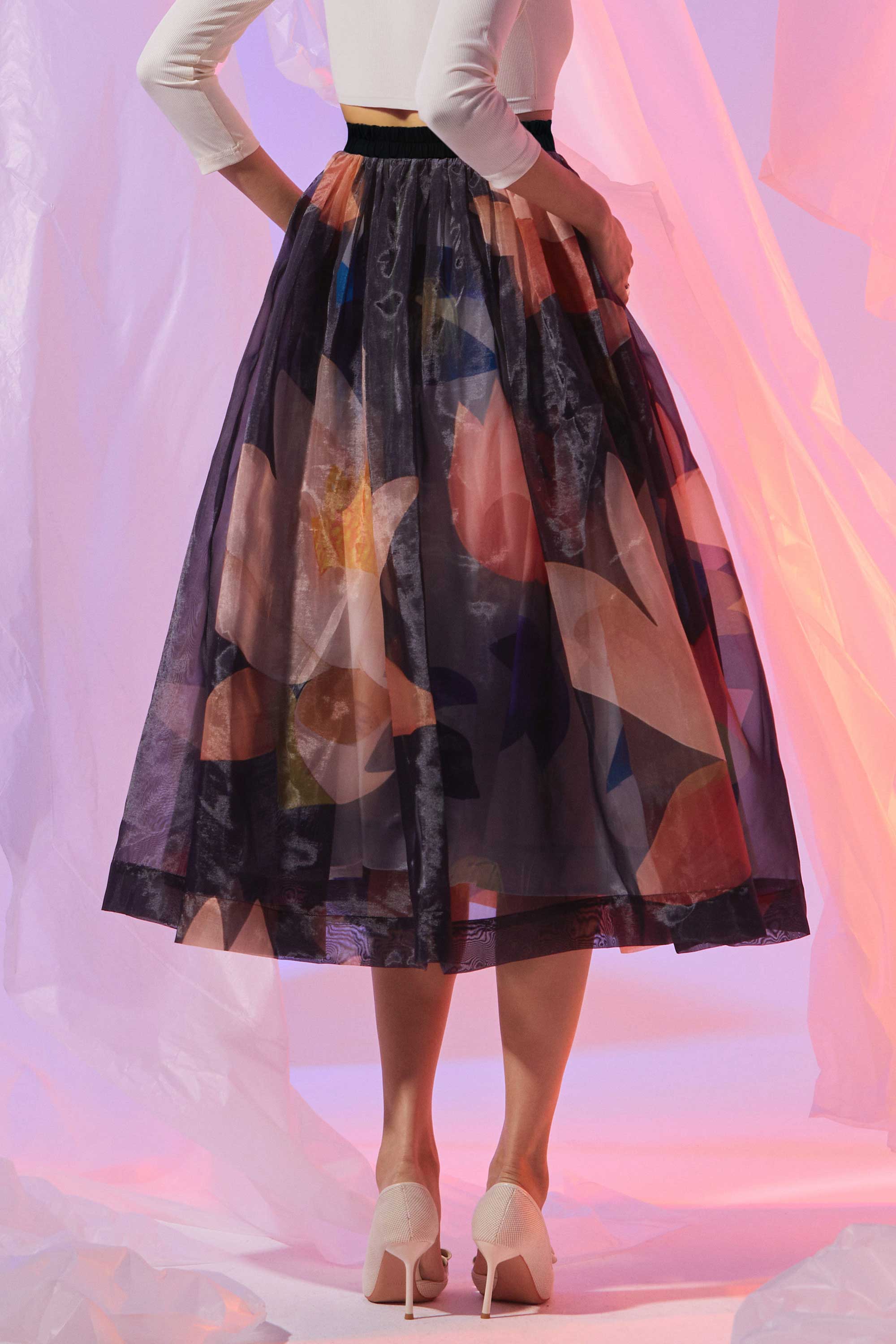 Elastic Swing Skirt (Glimmer)