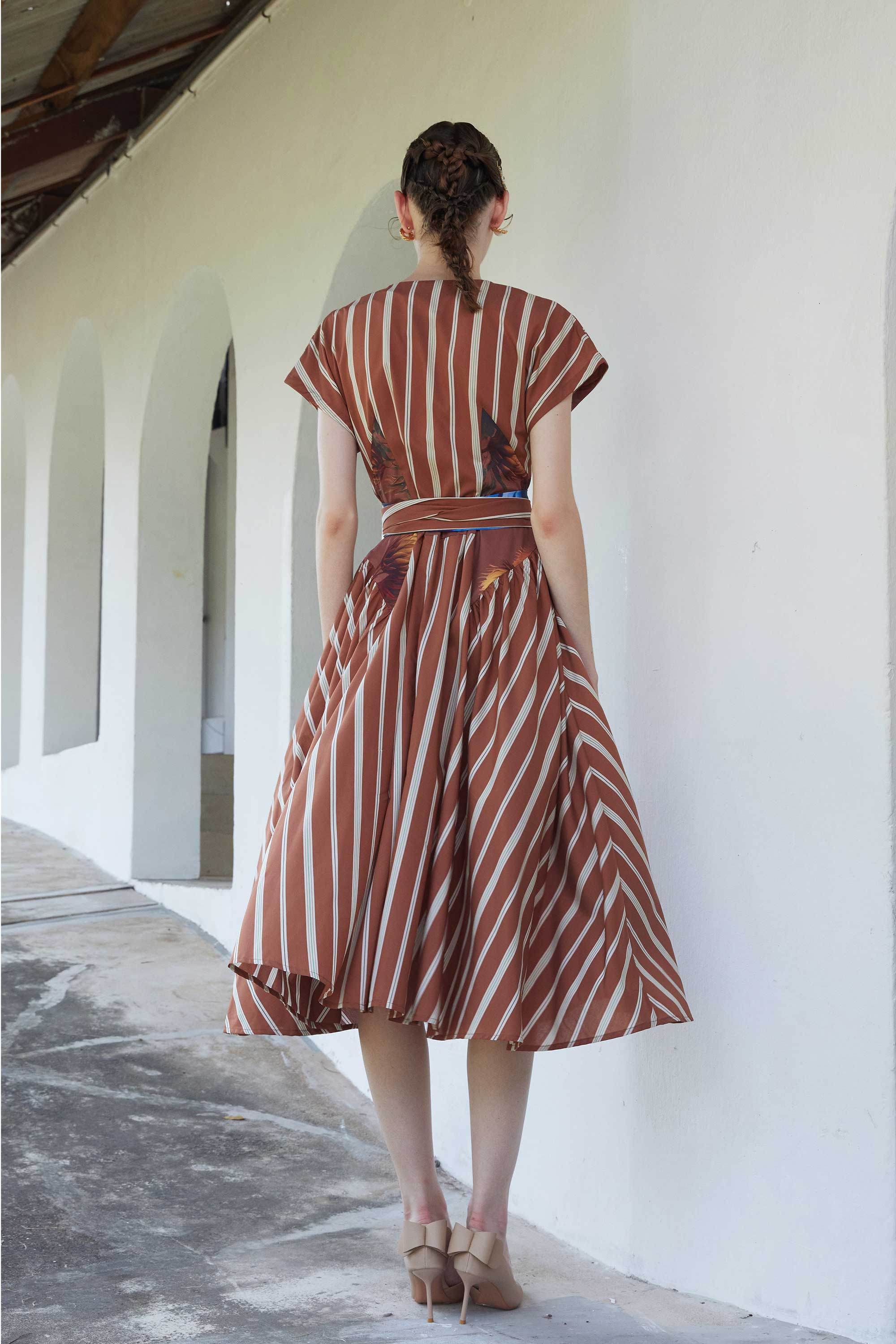 Fit & Flare Midi Dress (Stillness)