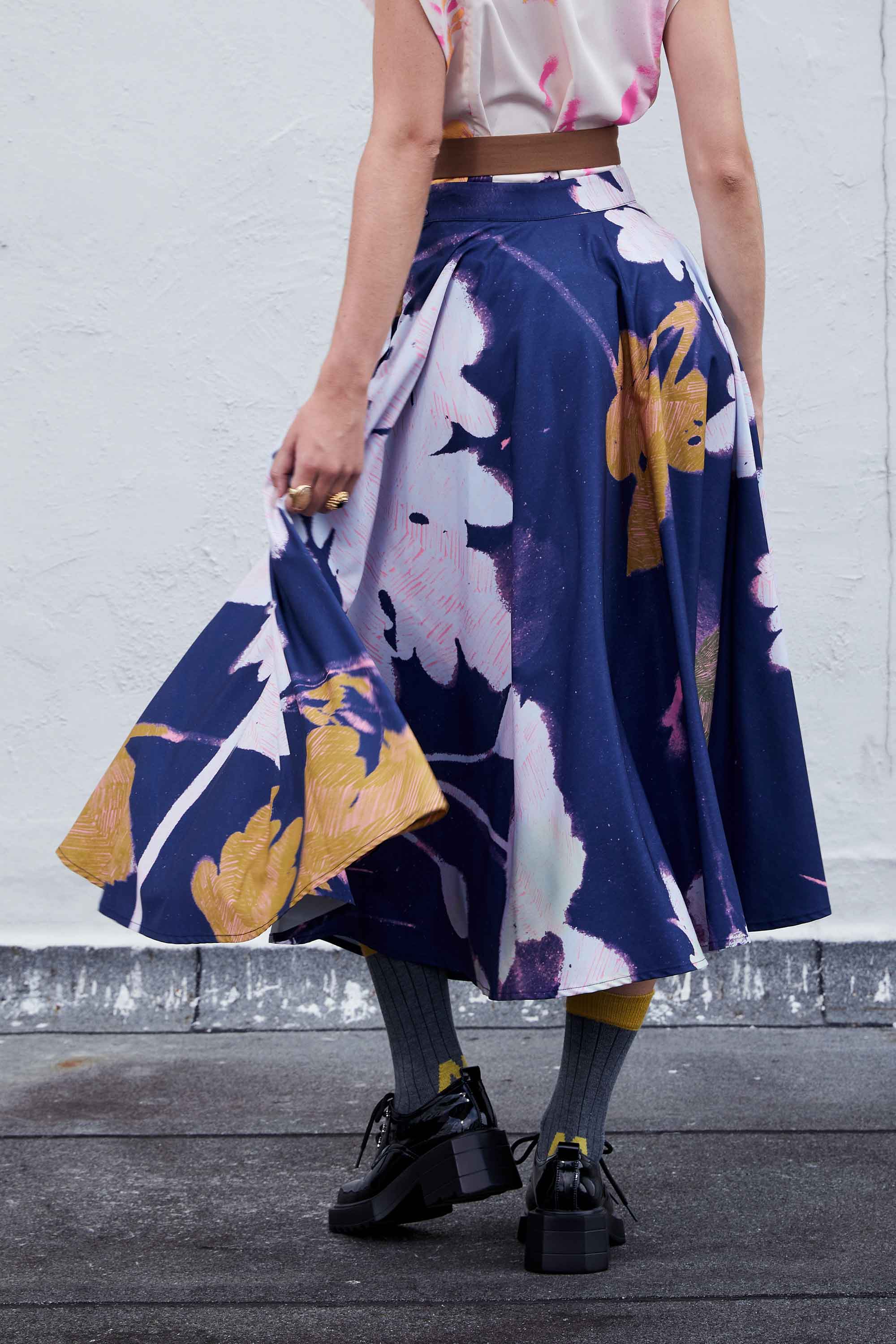 Full Circle Midi Skirt (Liminality)