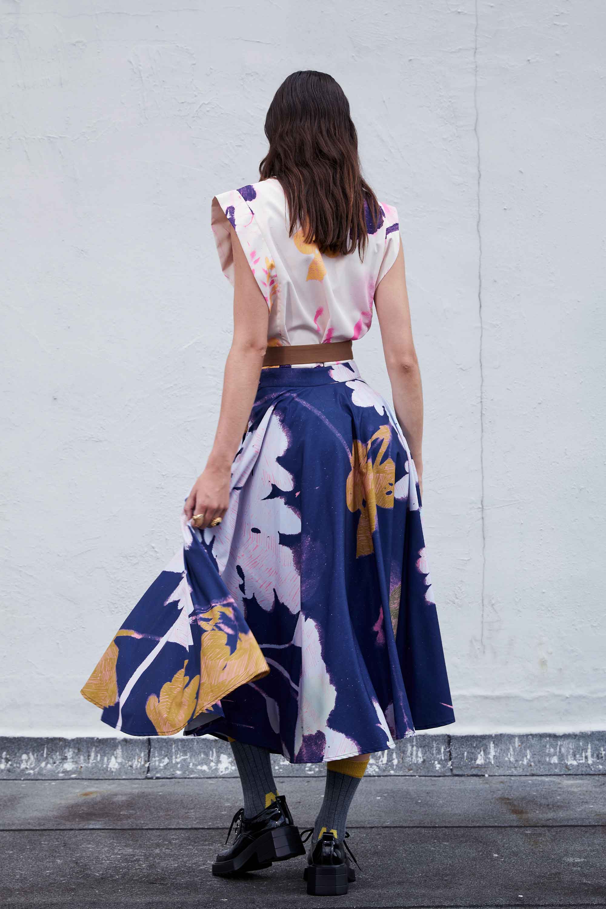 Full Circle Midi Skirt (Liminality)