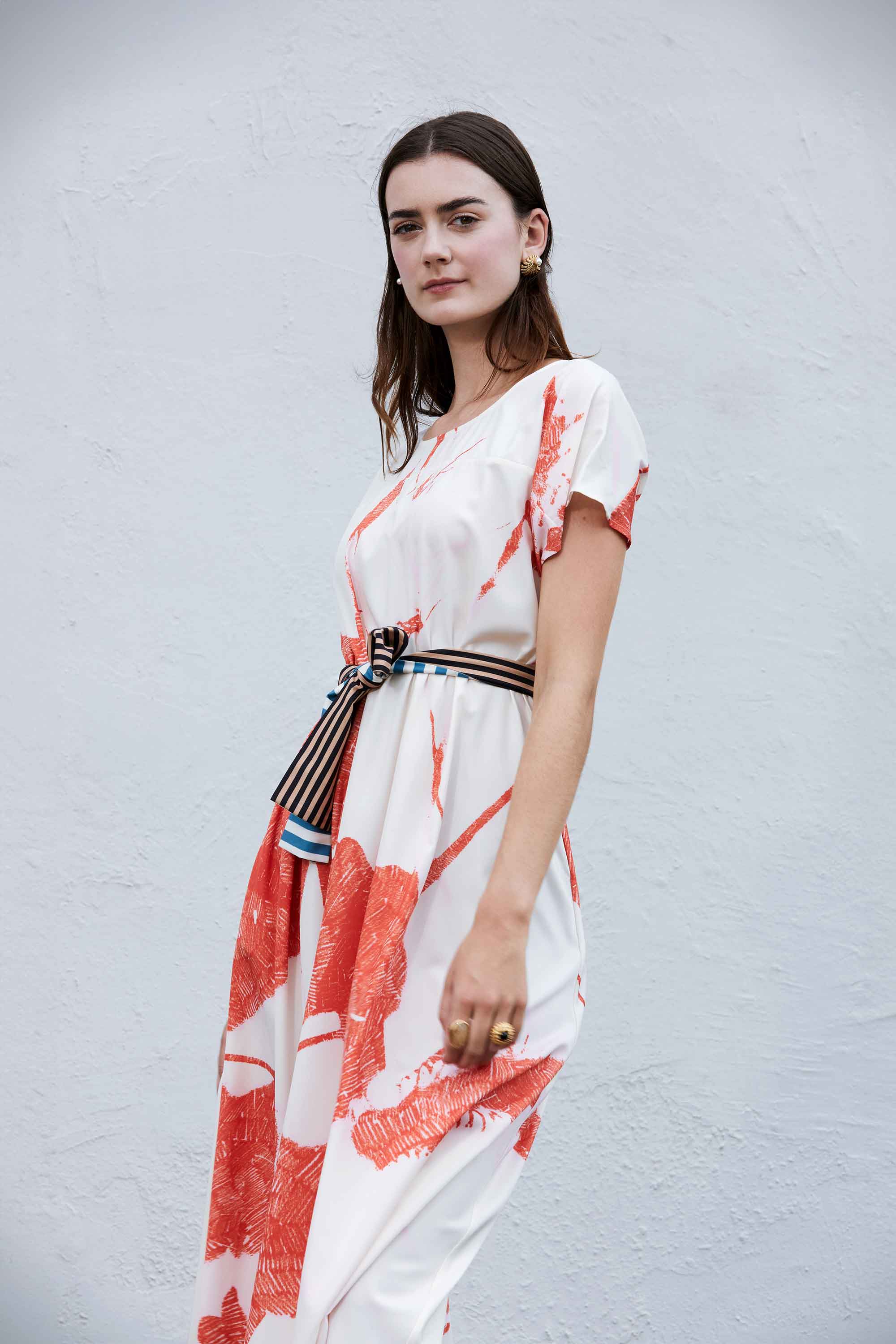 Yoke Tent Midi Dress (Reverie)