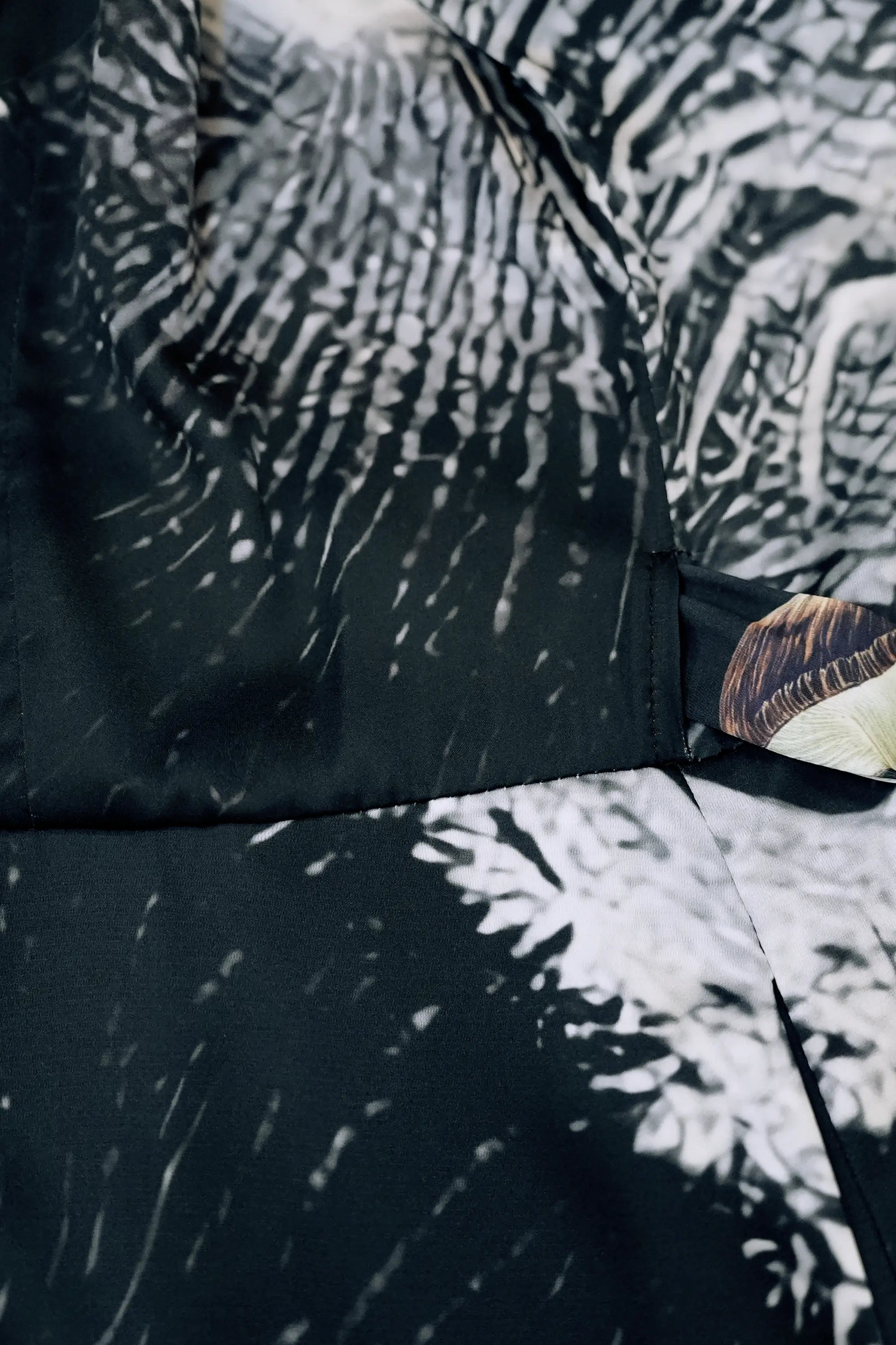 Cascade Wrap Dress (Fairy Ring Champignon)