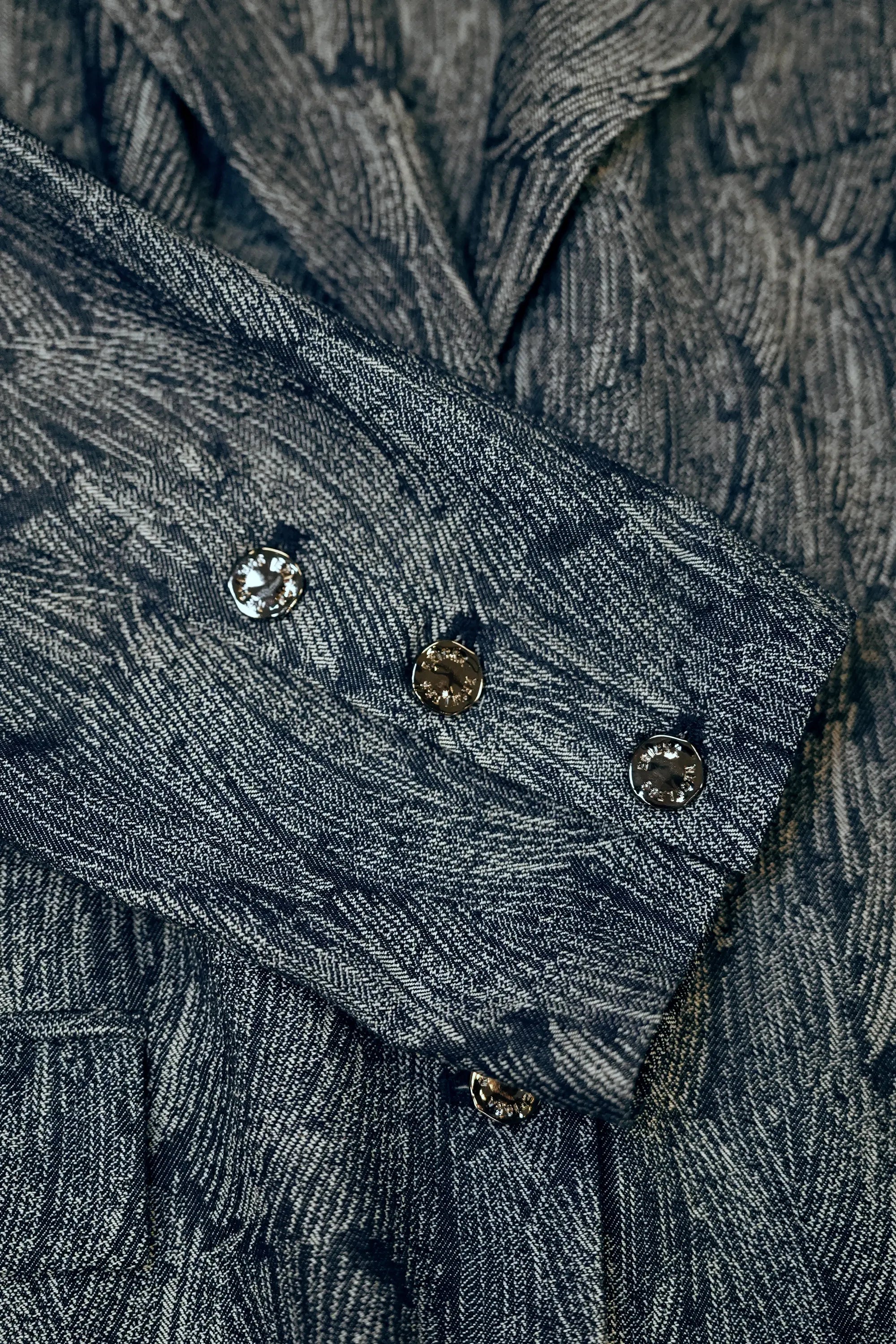MADE-TO-ORDER: Denim Jacquard Summer Suit