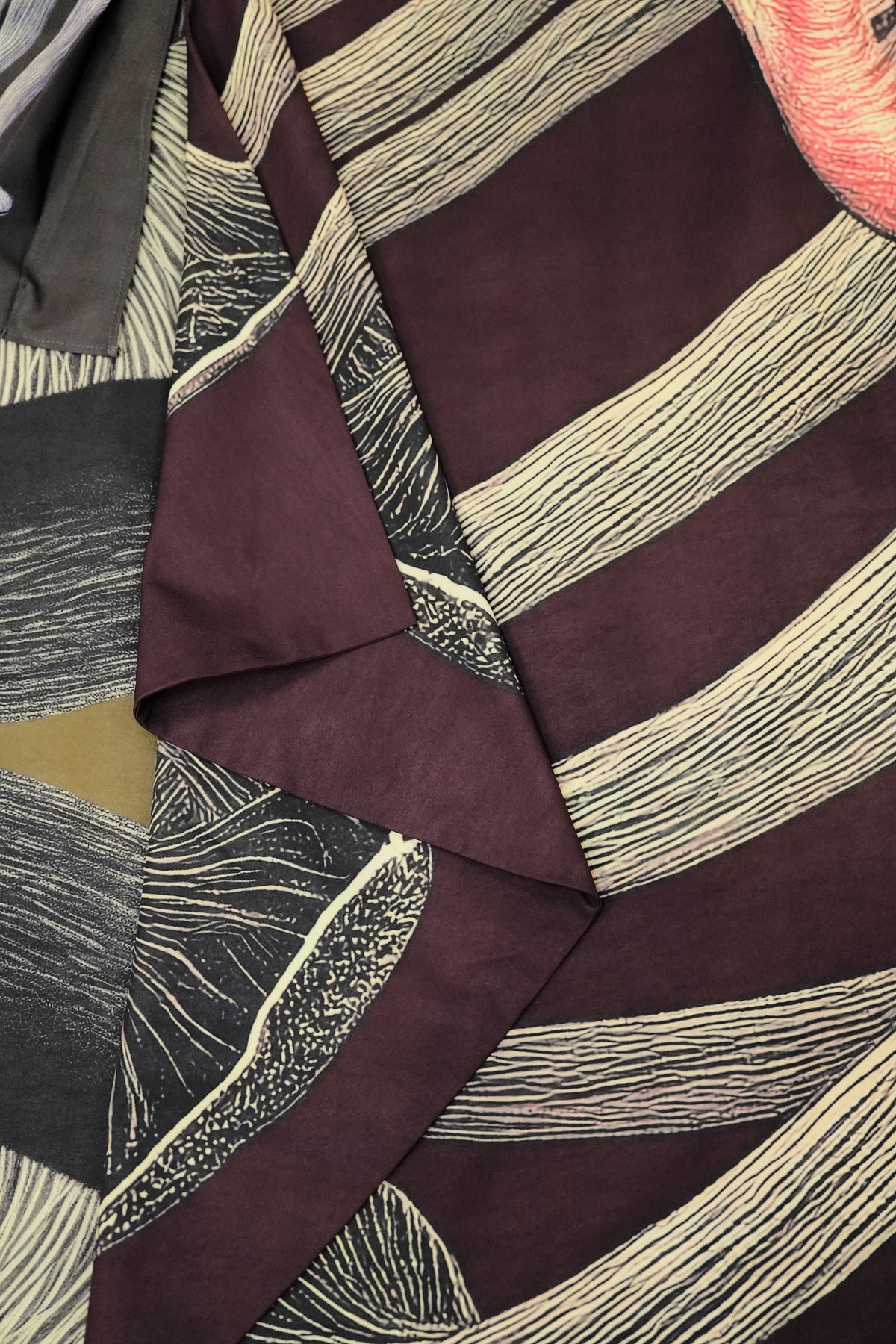 Wrap Layered Pencil Skirt (Hypholoma)