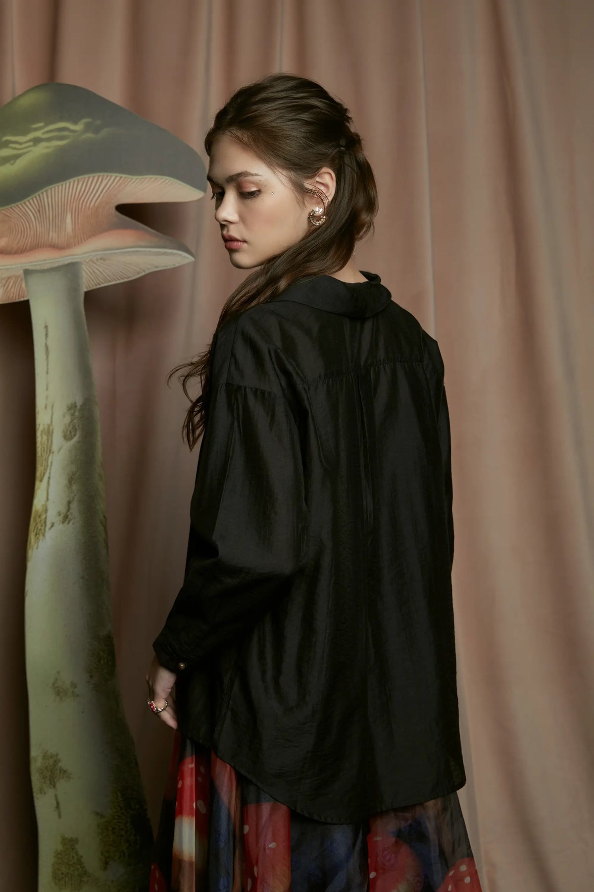 Blouson Sleeves Pankou Top (Clitocybe)