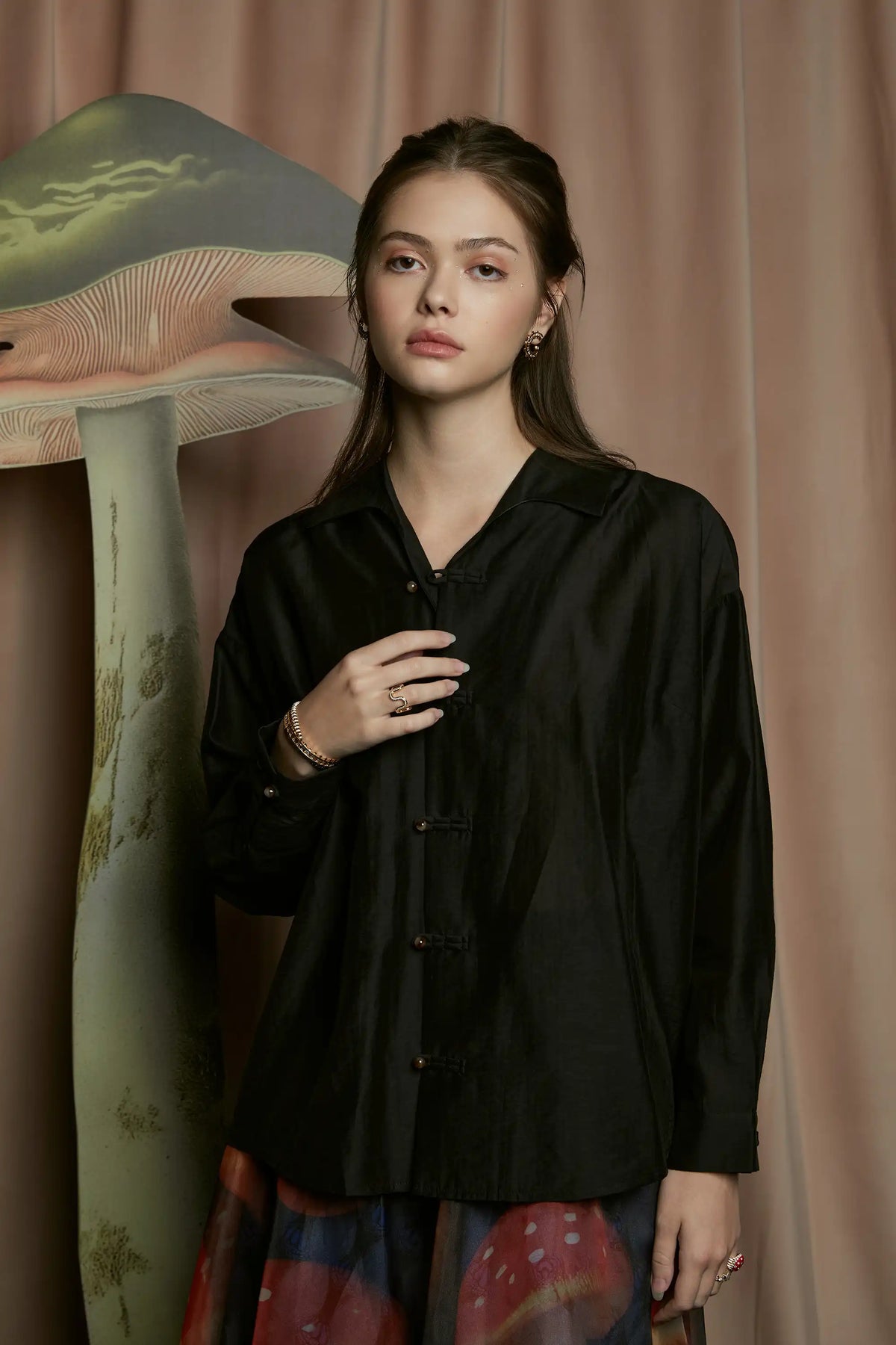 Blouson Sleeves Pankou Top (Clitocybe)