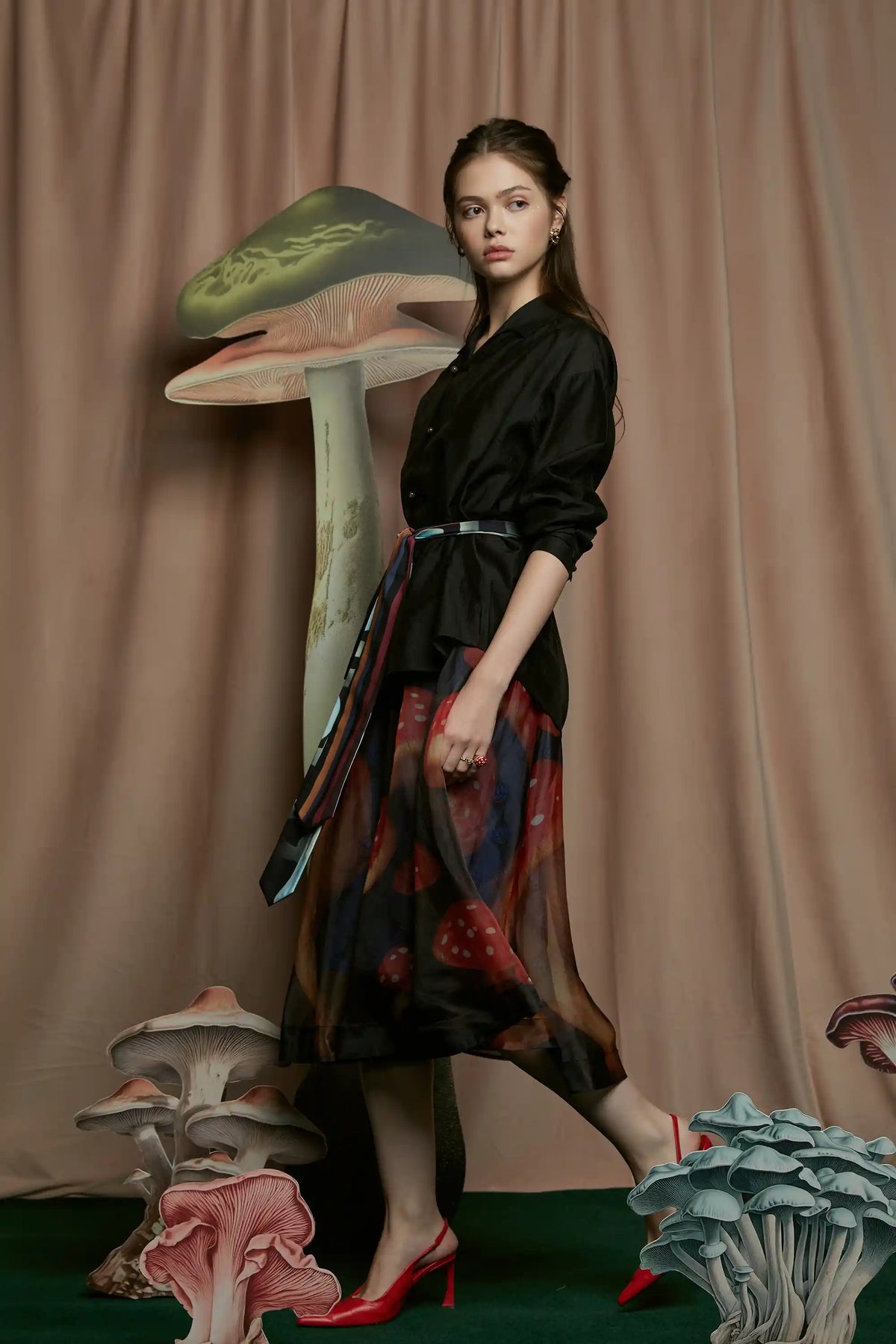 Blouson Sleeves Pankou Top (Clitocybe)