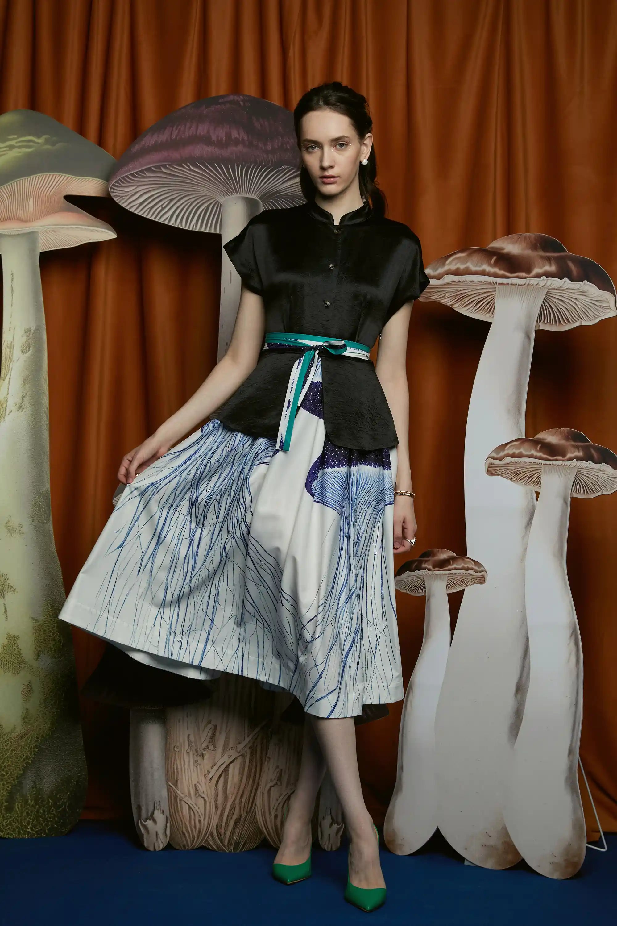 Illusion Dress (Porcini)