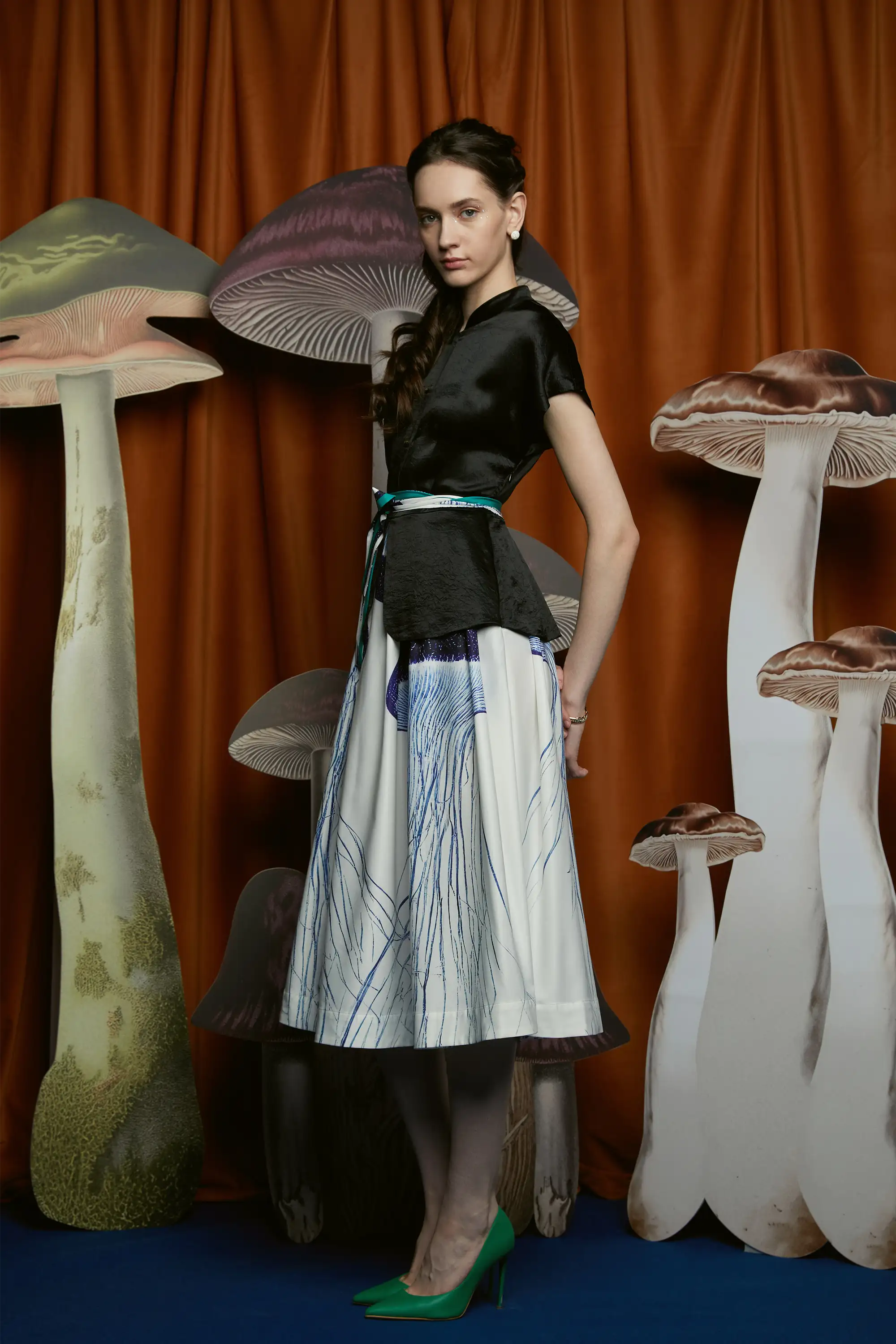 Illusion Dress (Porcini)