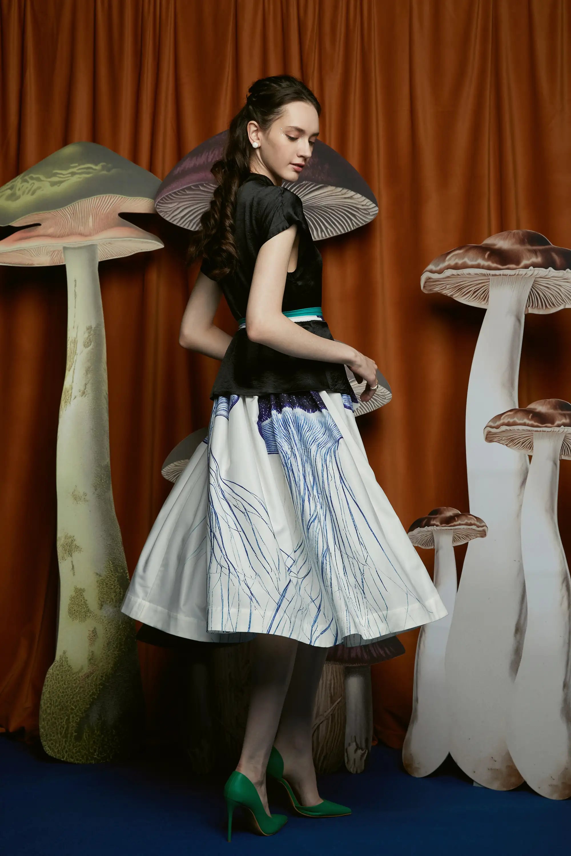 Illusion Dress (Porcini)